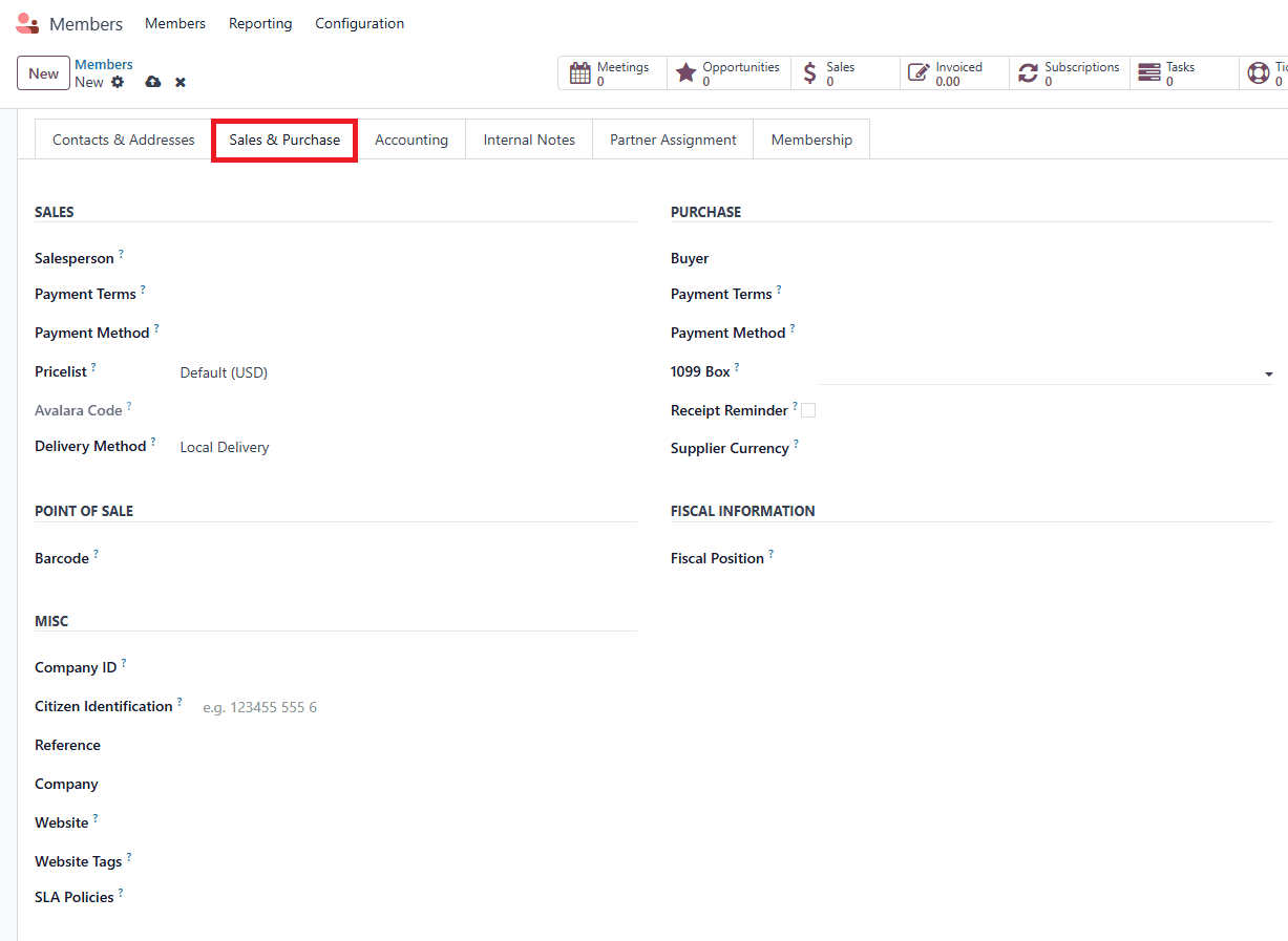 Overview of the Odoo 18 Members Module