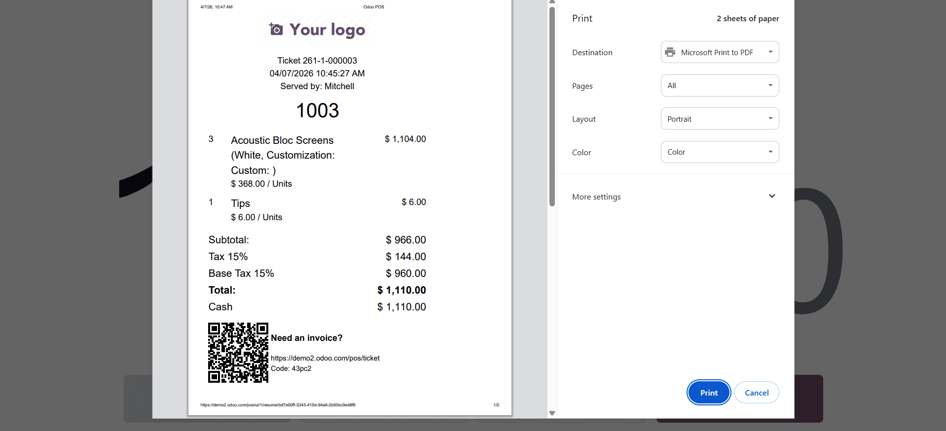 A Complete Guide For Managing Tips in Odoo 19 POS-cybrosys