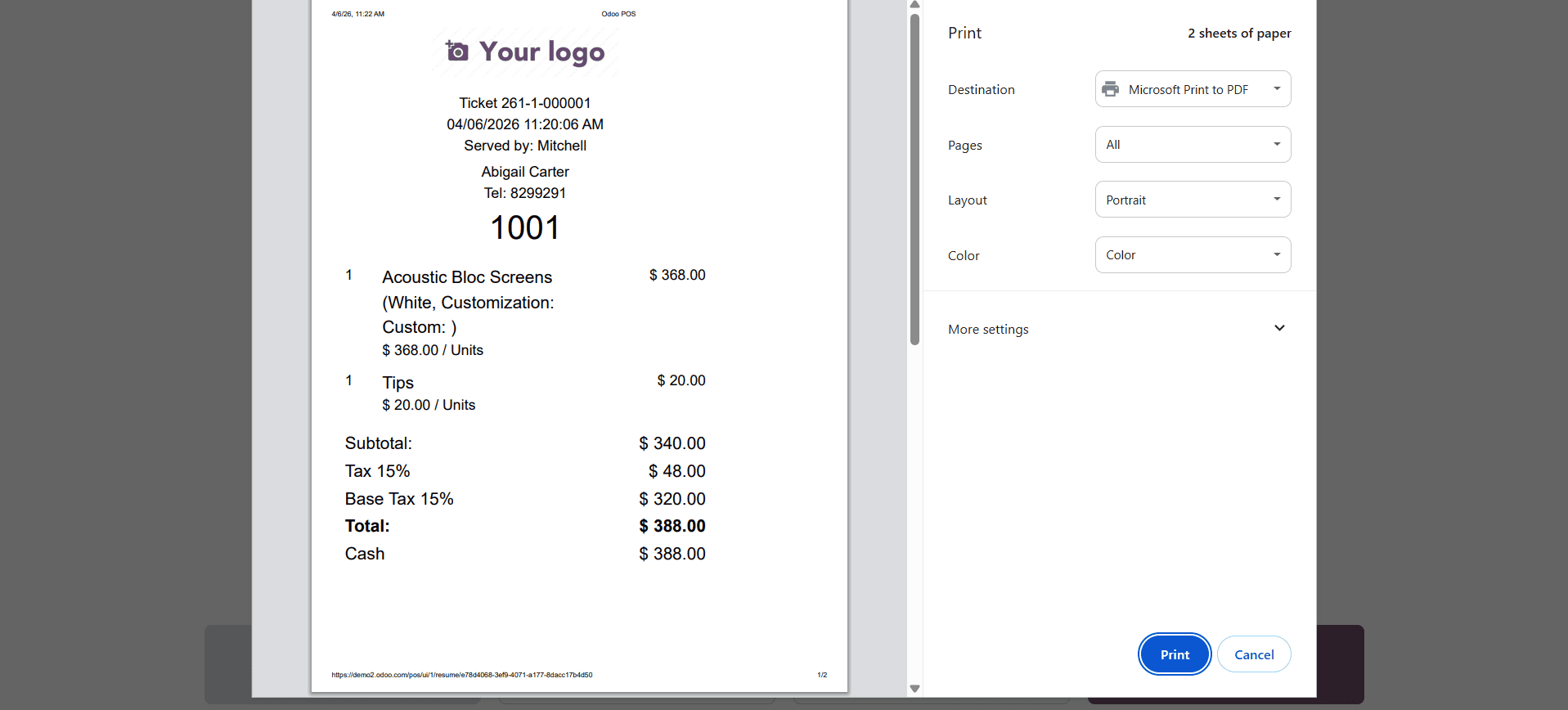 A Complete Guide For Managing Tips in Odoo 19 POS-cybrosys