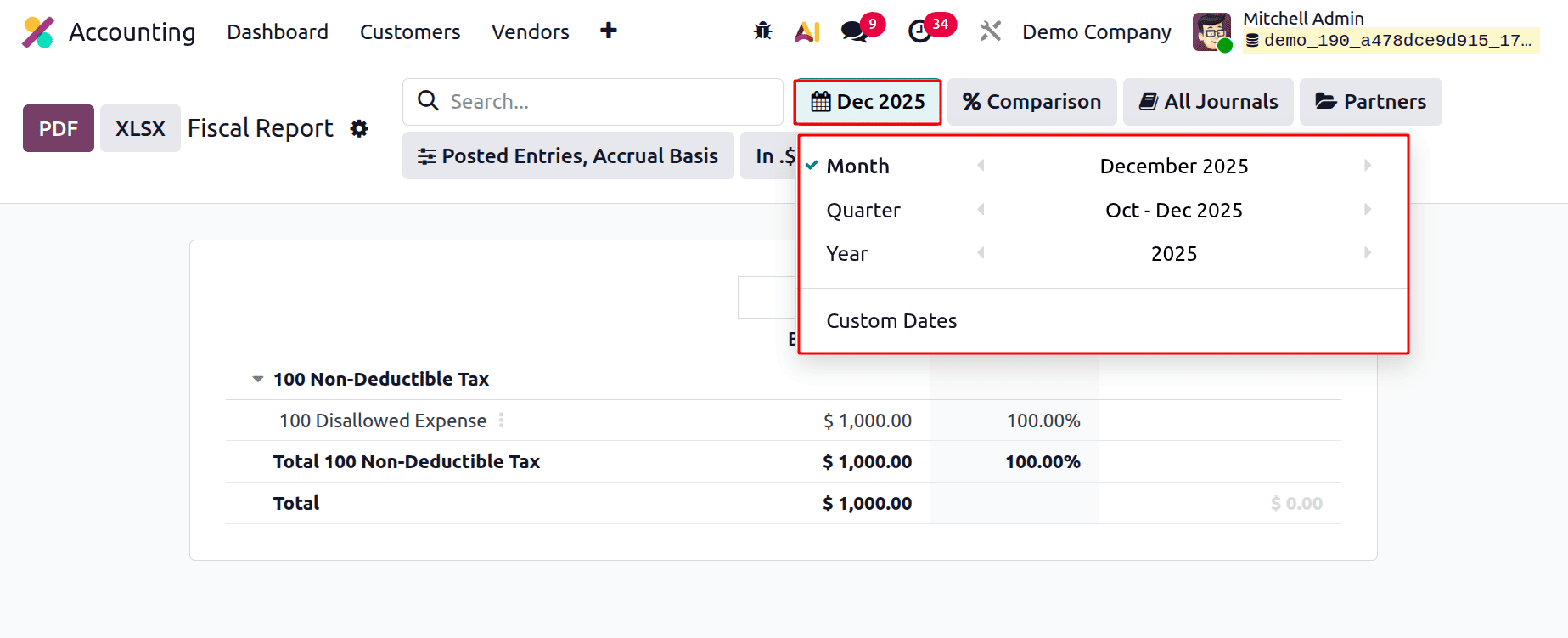 A Complete Guide to Accounting Fiscal Reports in Odoo 19-cybrosys