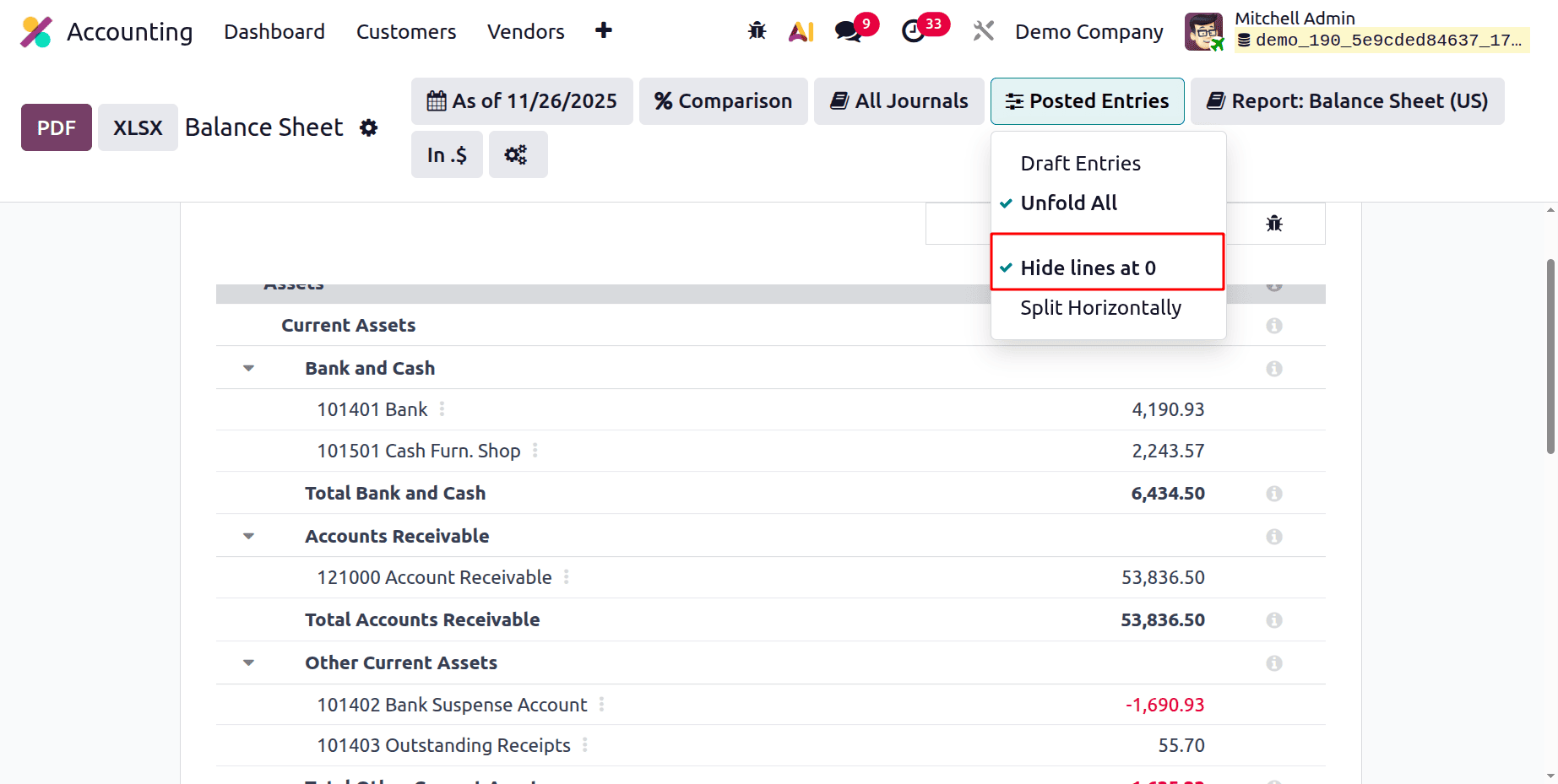 A Complete Guide to Balance Sheet in Odoo 19 Accounting Reports-cybrosys