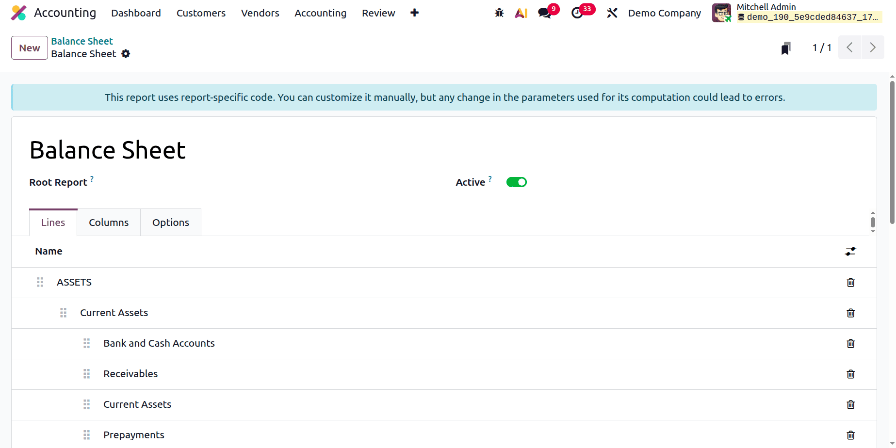 A Complete Guide to Balance Sheet in Odoo 19 Accounting Reports-cybrosys
