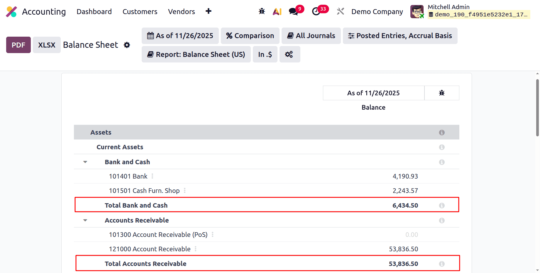 A Complete Guide to Balance Sheet in Odoo 19 Accounting Reports-cybrosys
