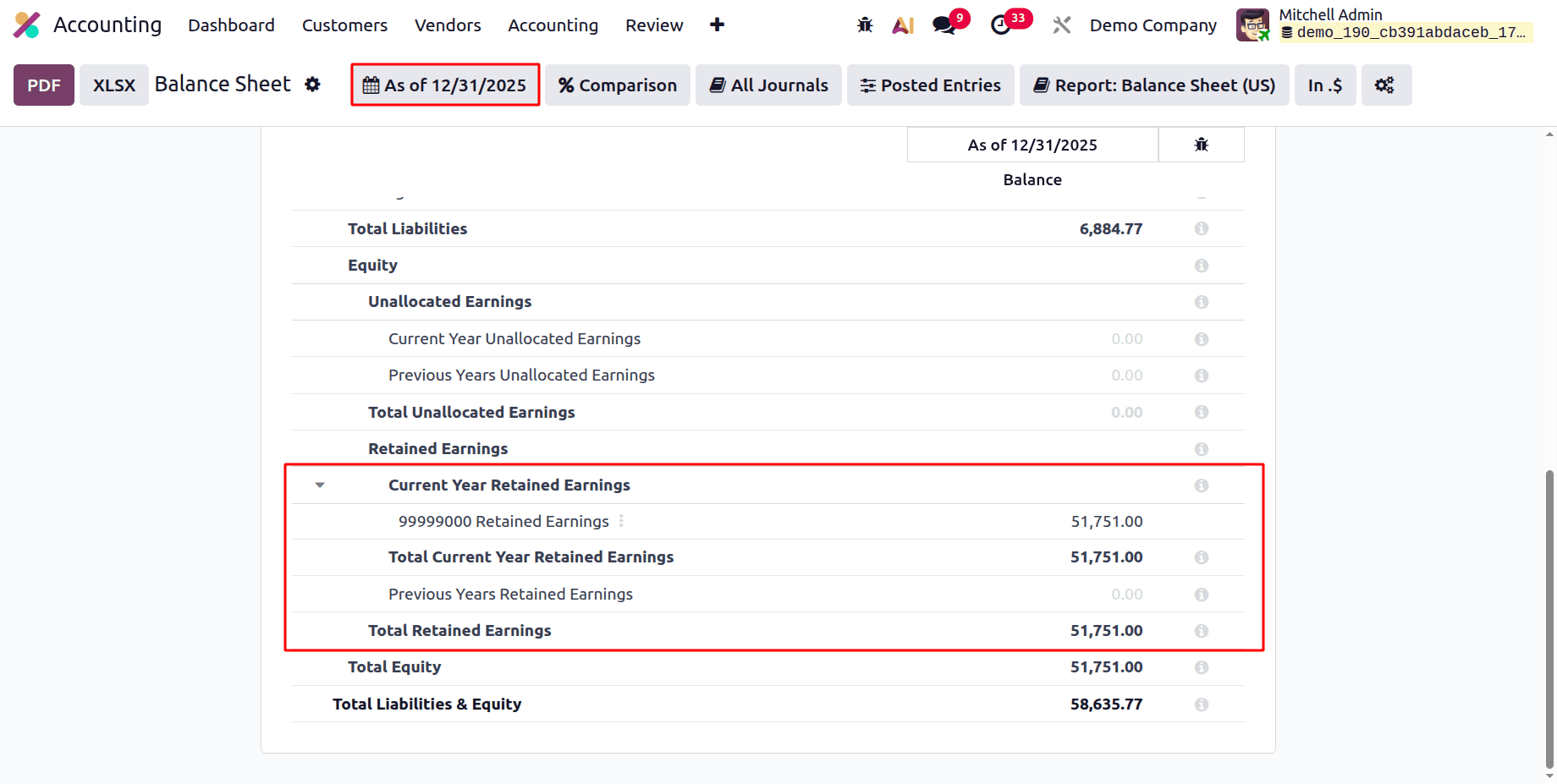 A Complete Guide to Balance Sheet in Odoo 19 Accounting Reports-cybrosys