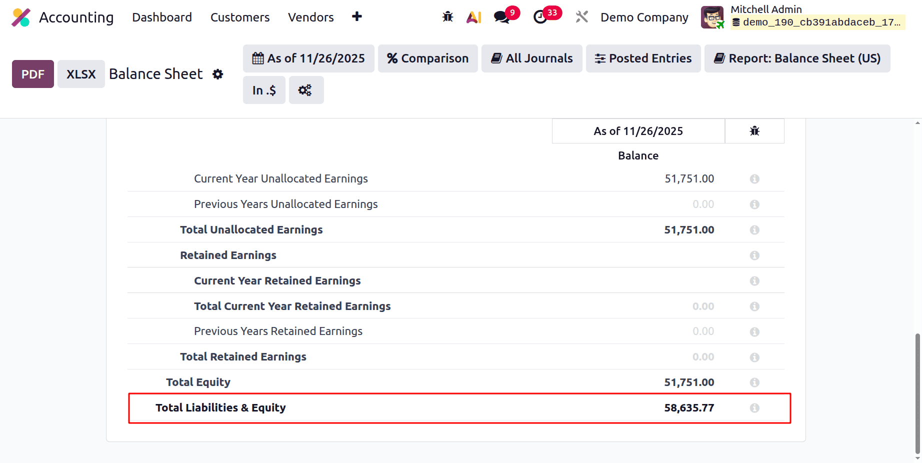 A Complete Guide to Balance Sheet in Odoo 19 Accounting Reports-cybrosys