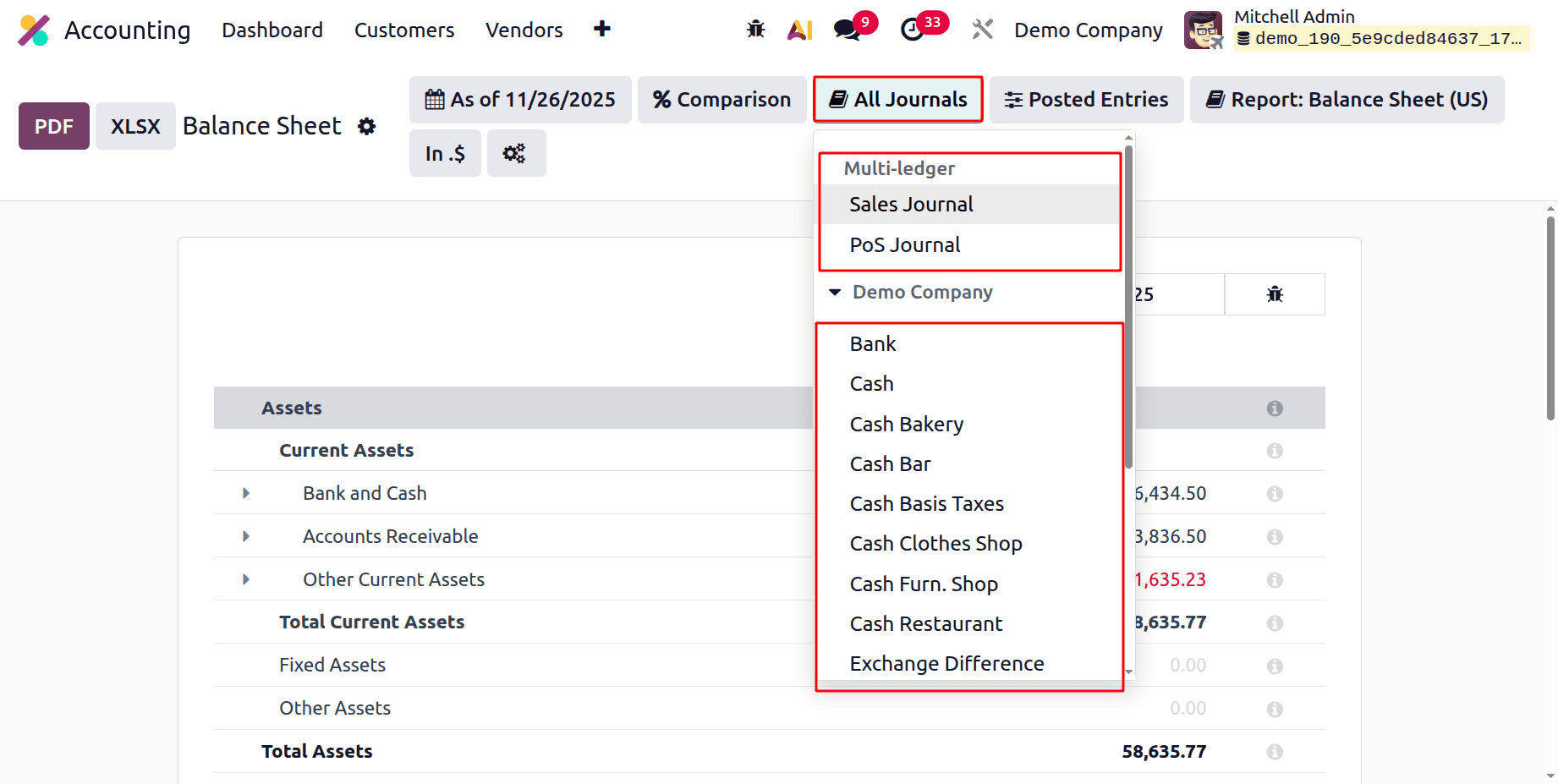 A Complete Guide to Balance Sheet in Odoo 19 Accounting Reports-cybrosys
