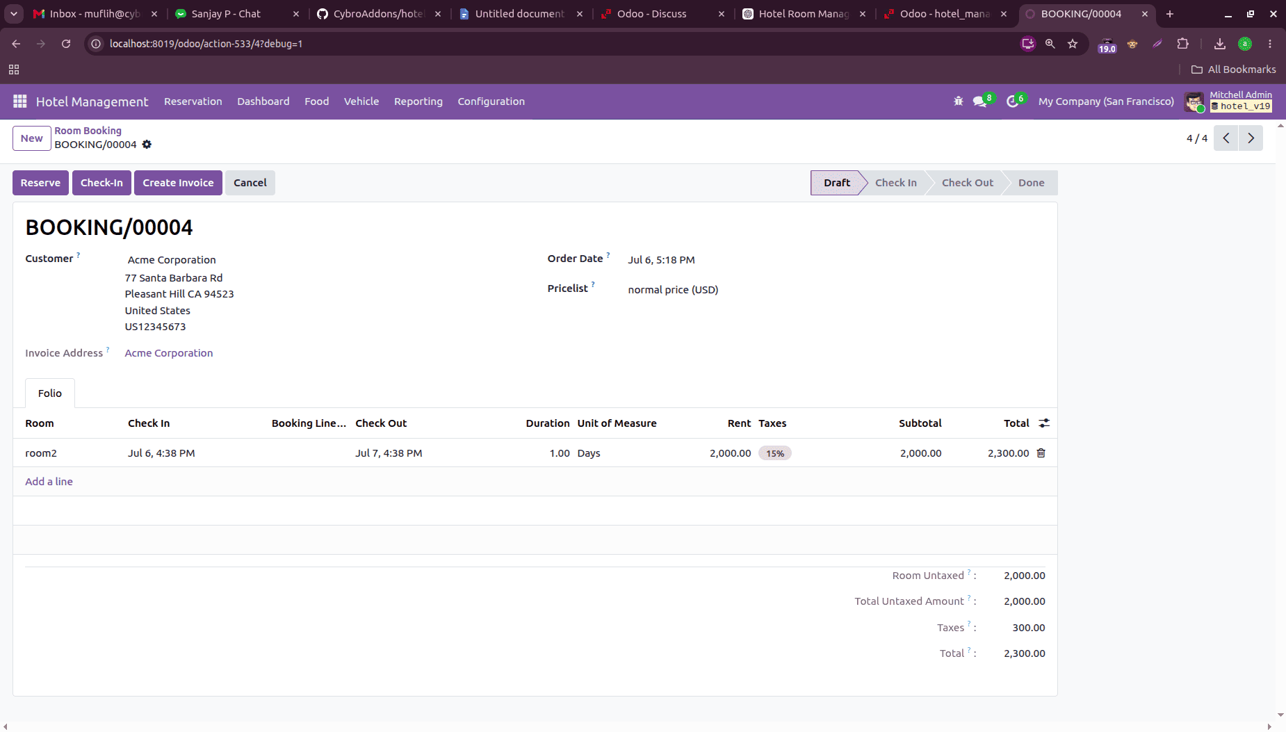 A Complete Guide to Hotel Management in Odoo 19-cybrosys