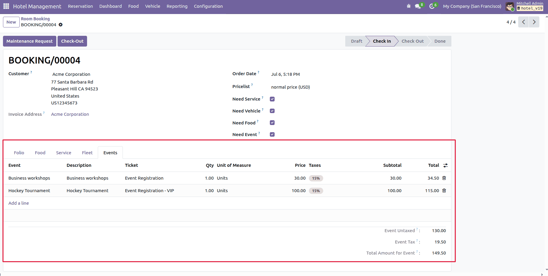 A Complete Guide to Hotel Management in Odoo 19-cybrosys