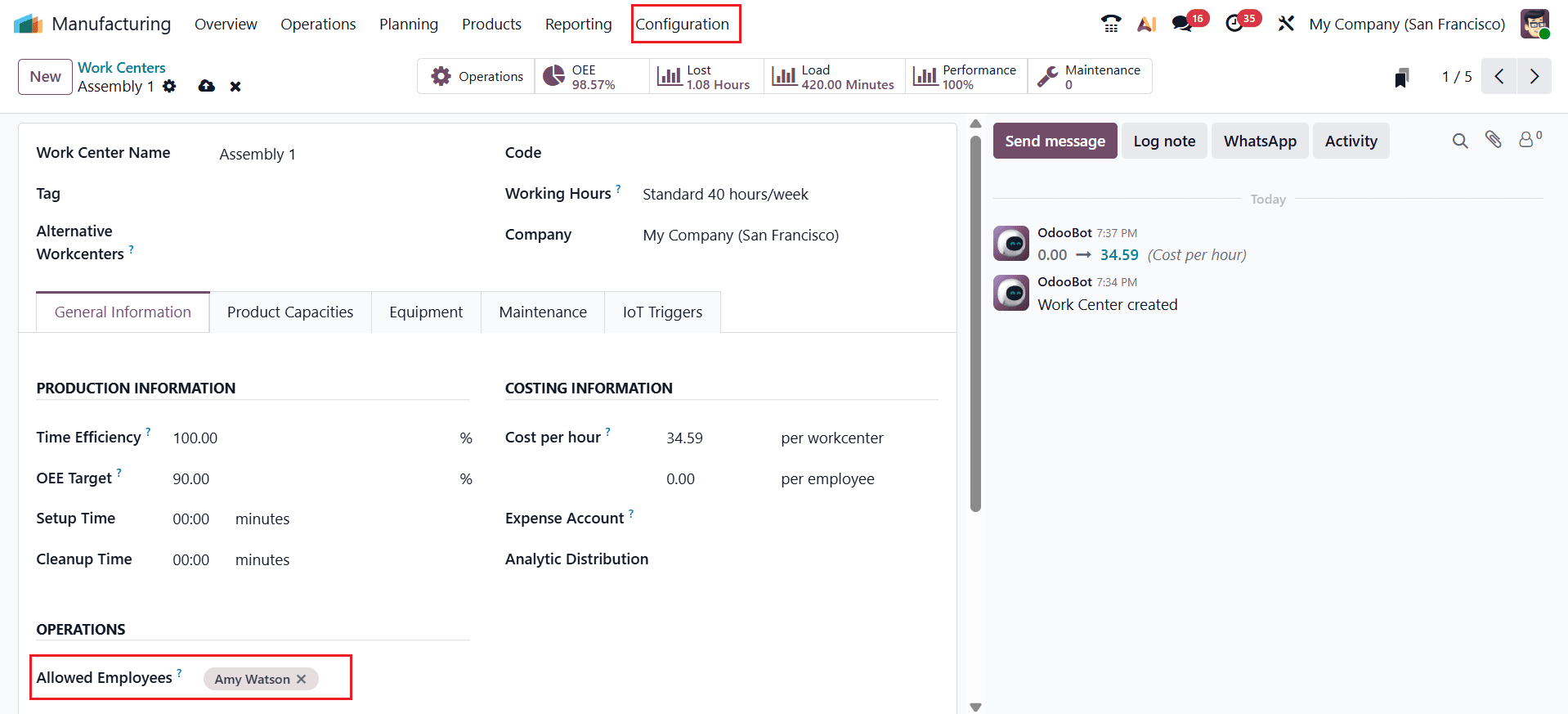 A Complete Guide to Odoo 19 Shop Floor Control and Work Center Management-cybrosys