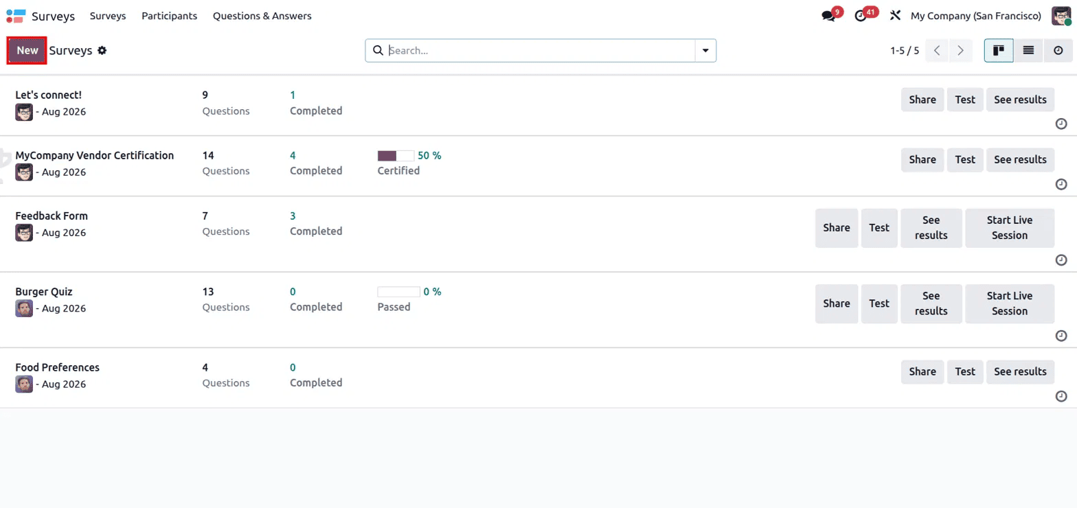 A Complete Guide to Odoo 19 Surveys-cybrosys