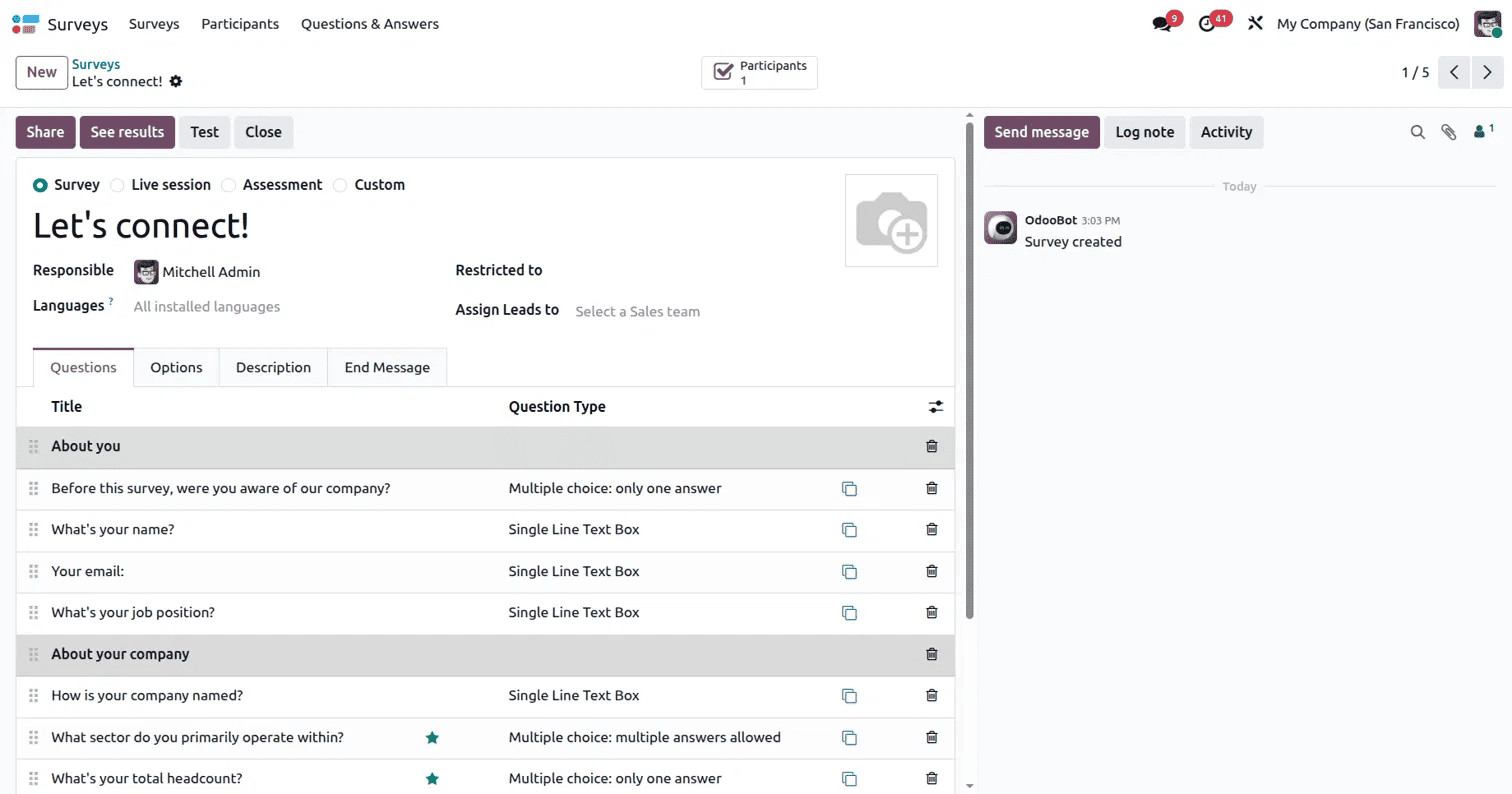 A Complete Guide to Odoo 19 Surveys-cybrosys