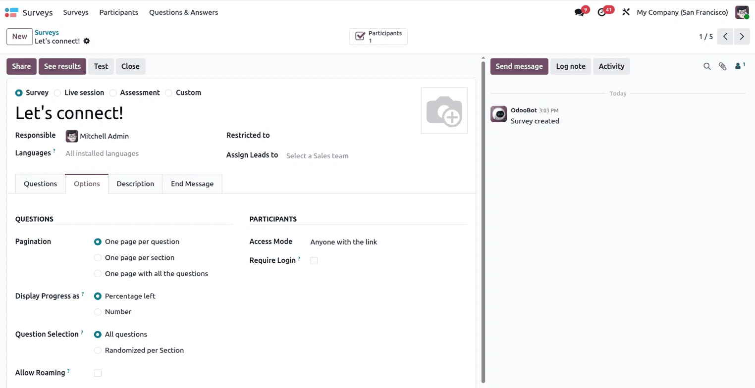 A Complete Guide to Odoo 19 Surveys-cybrosys