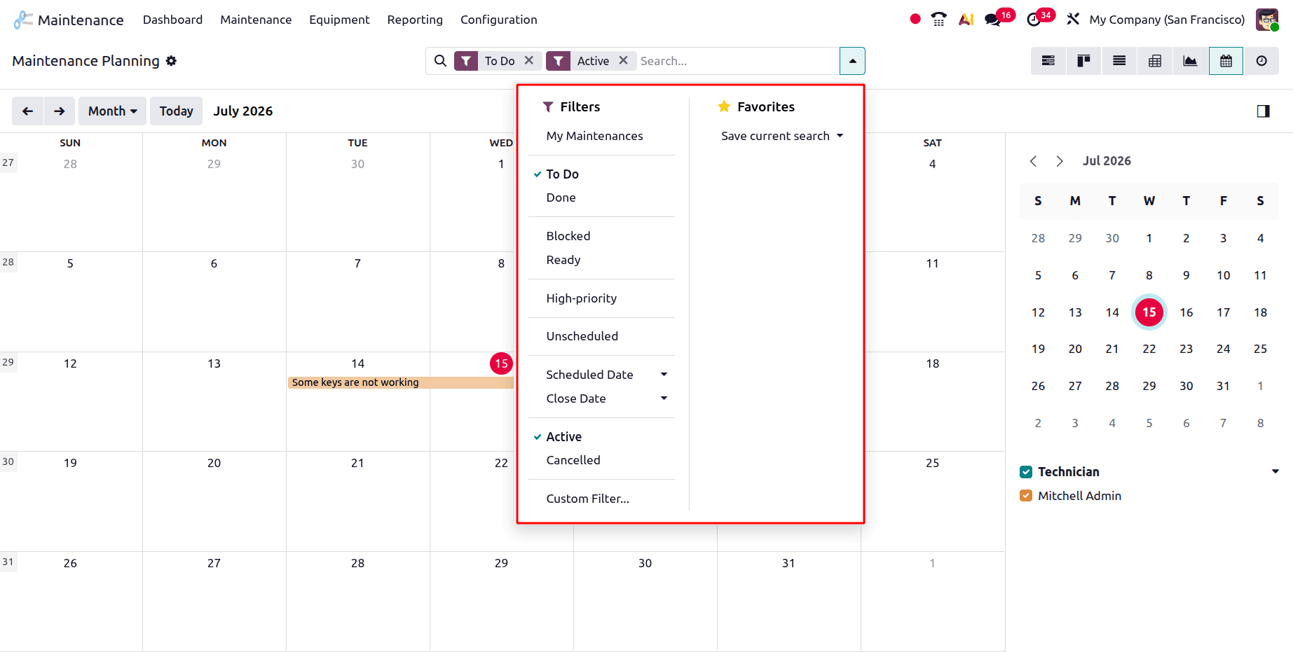 A Complete Guide to the Odoo 19 Maintenance Module-cybrosys
