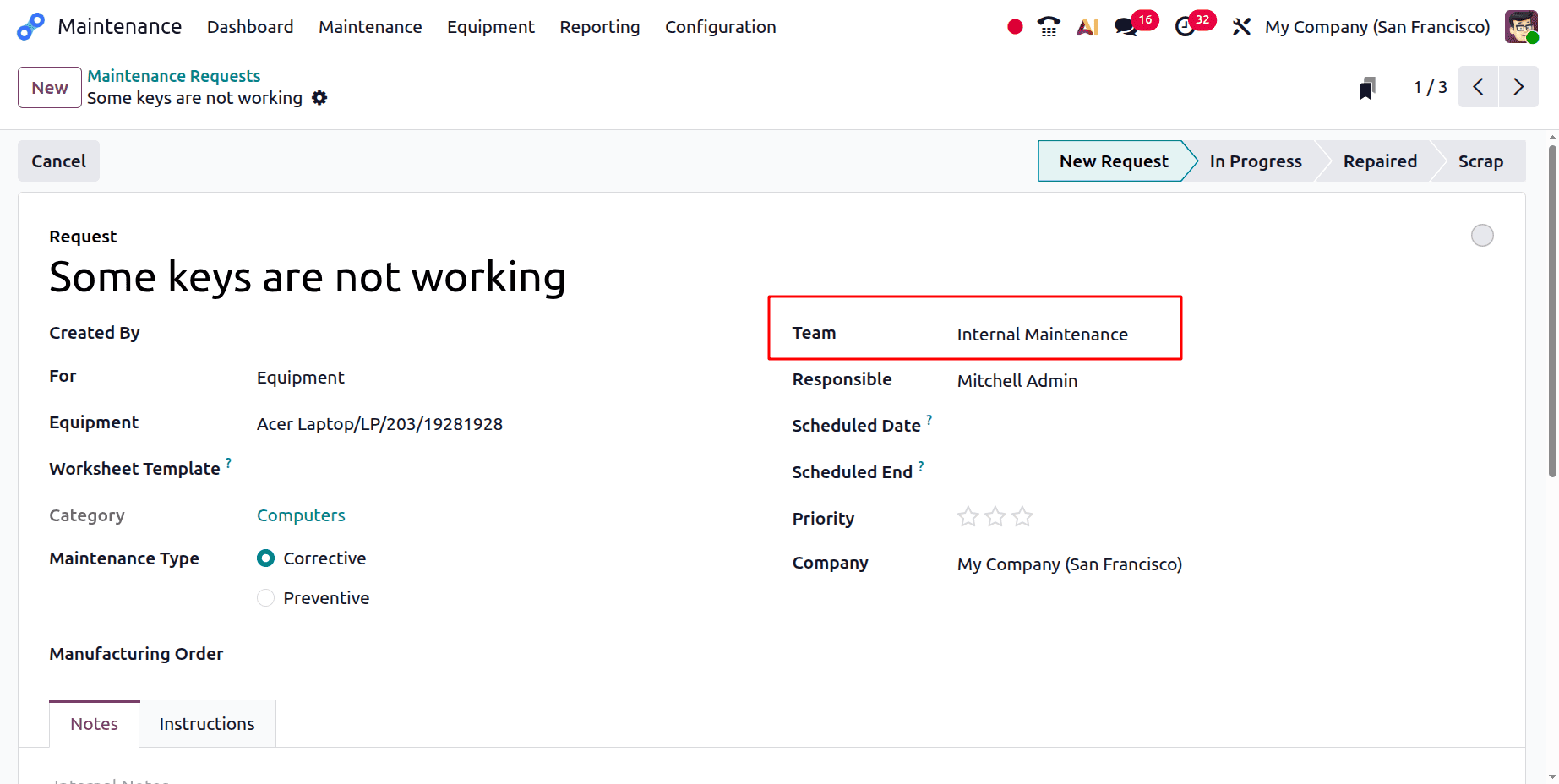 A Complete Guide to the Odoo 19 Maintenance Module-cybrosys
