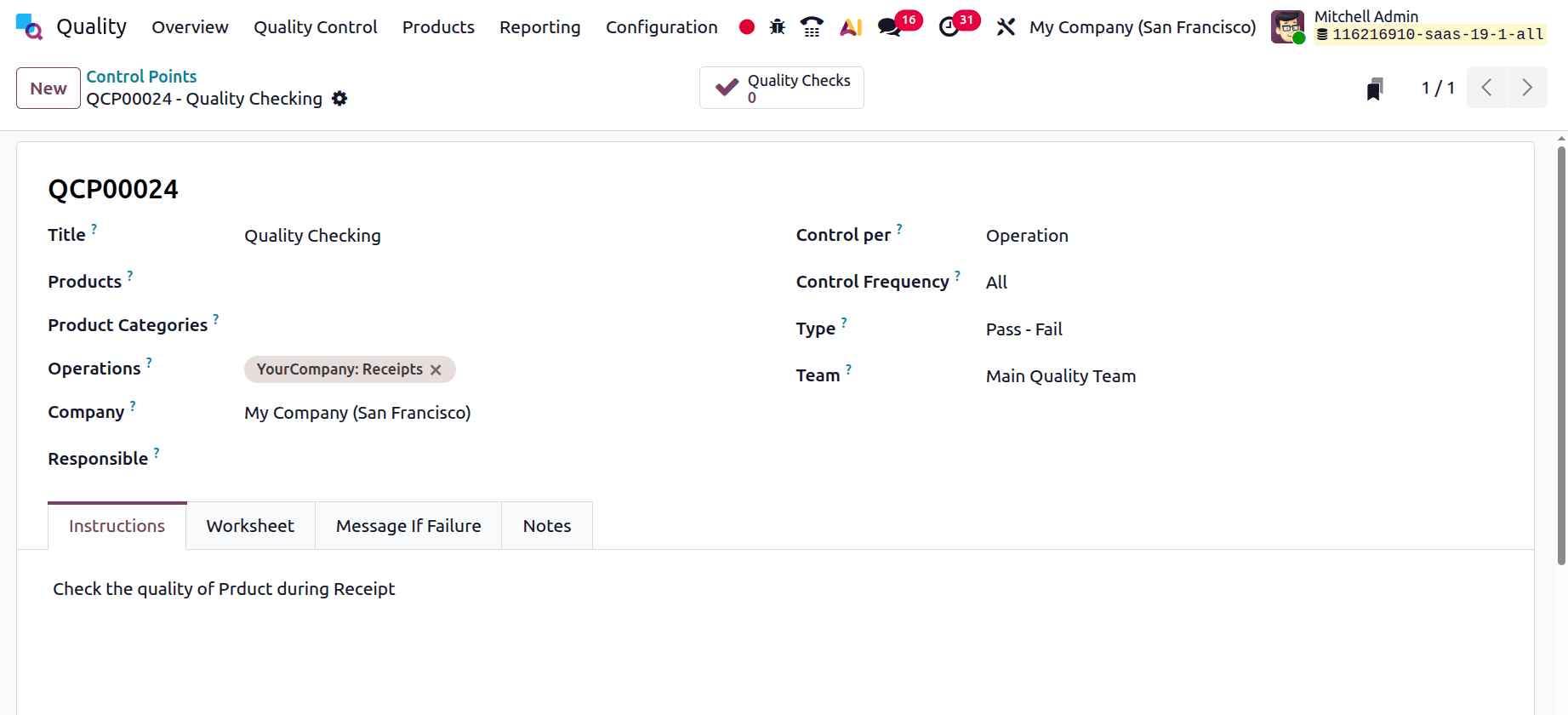 A Complete Guide to the Quality Management Module in Odoo 19-cybrosys
