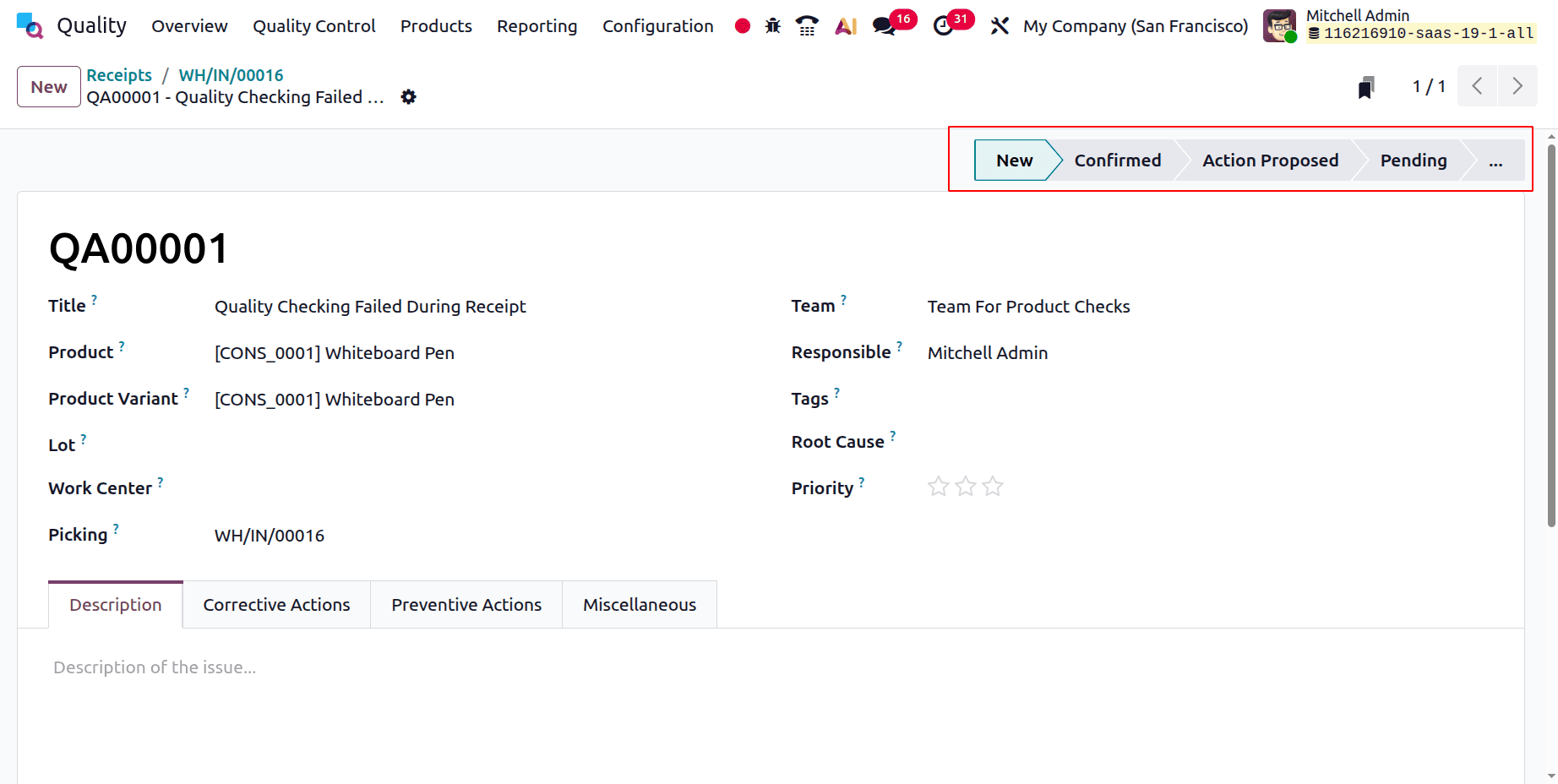 A Complete Guide to the Quality Management Module in Odoo 19-cybrosys