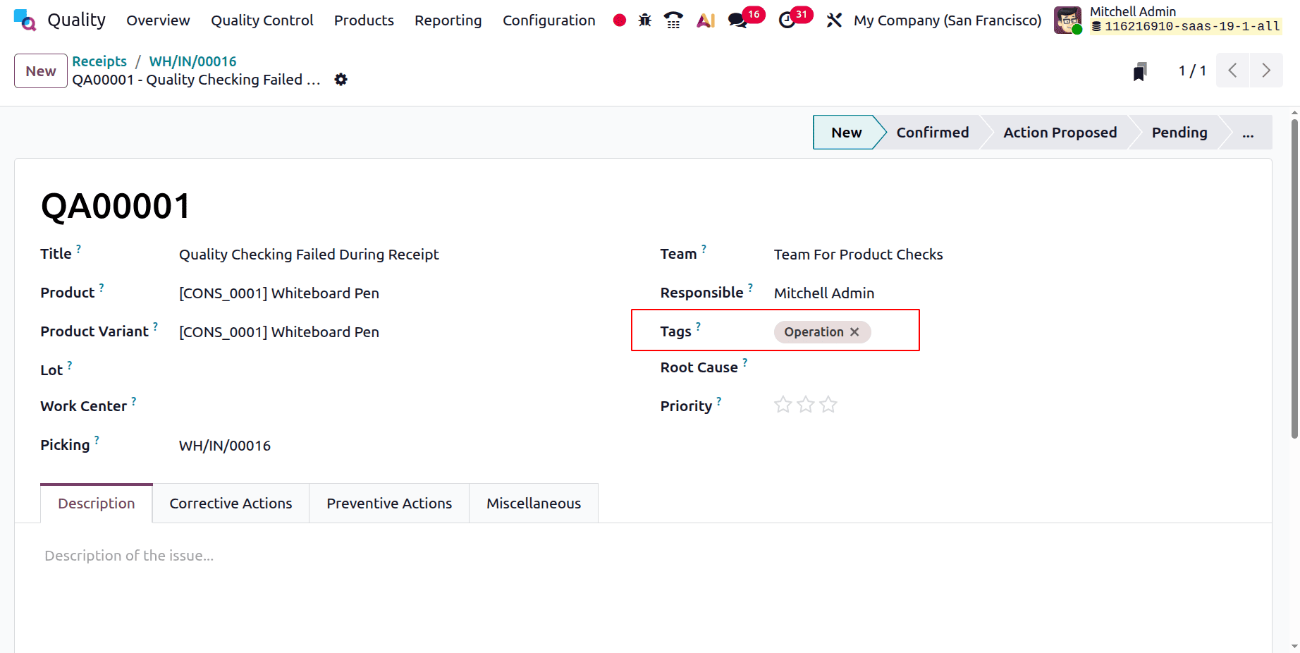 A Complete Guide to the Quality Management Module in Odoo 19-cybrosys