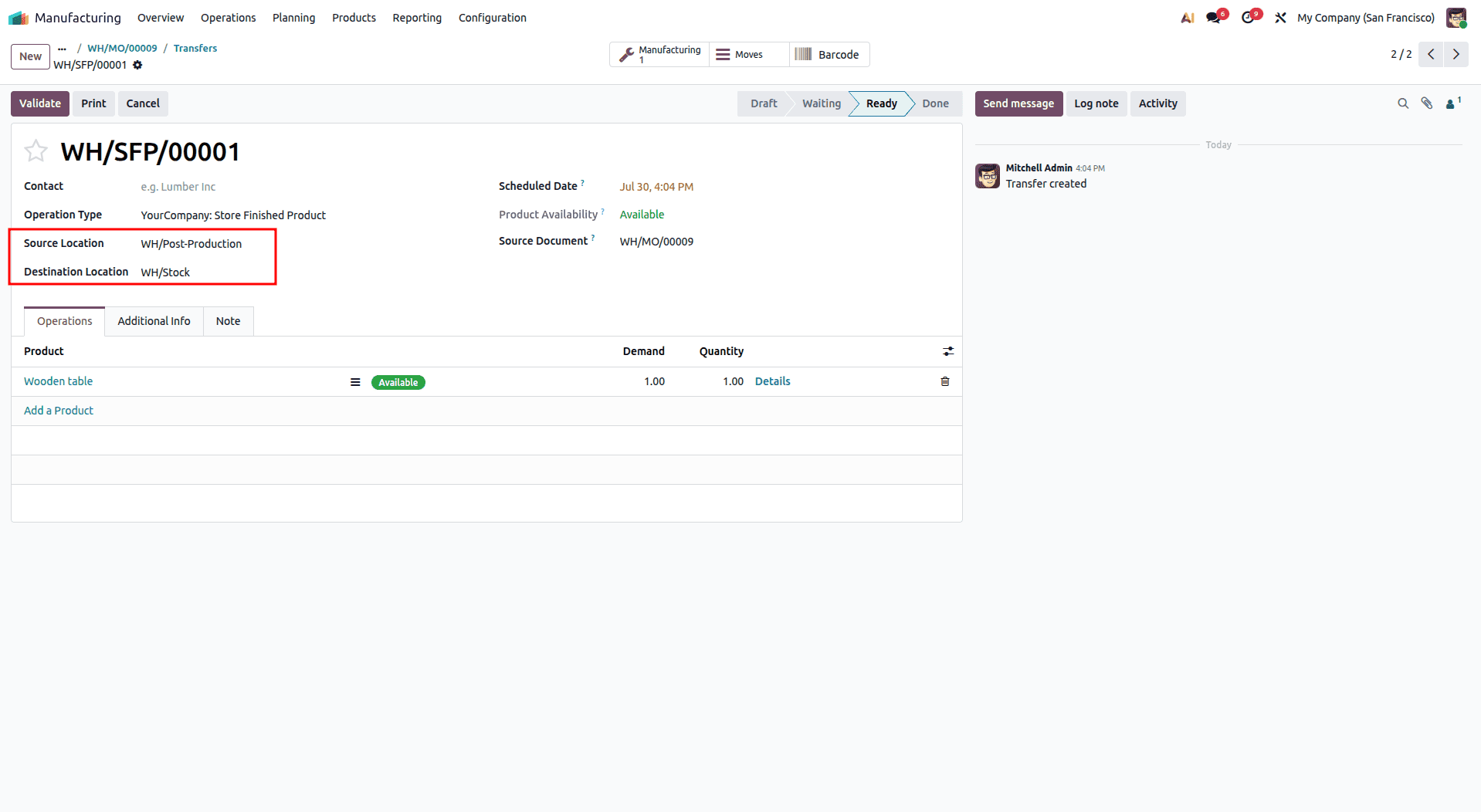 A Complete Guide to Three-Step Warehouse Operations for Manufacturing in Odoo 19-cybrosys
