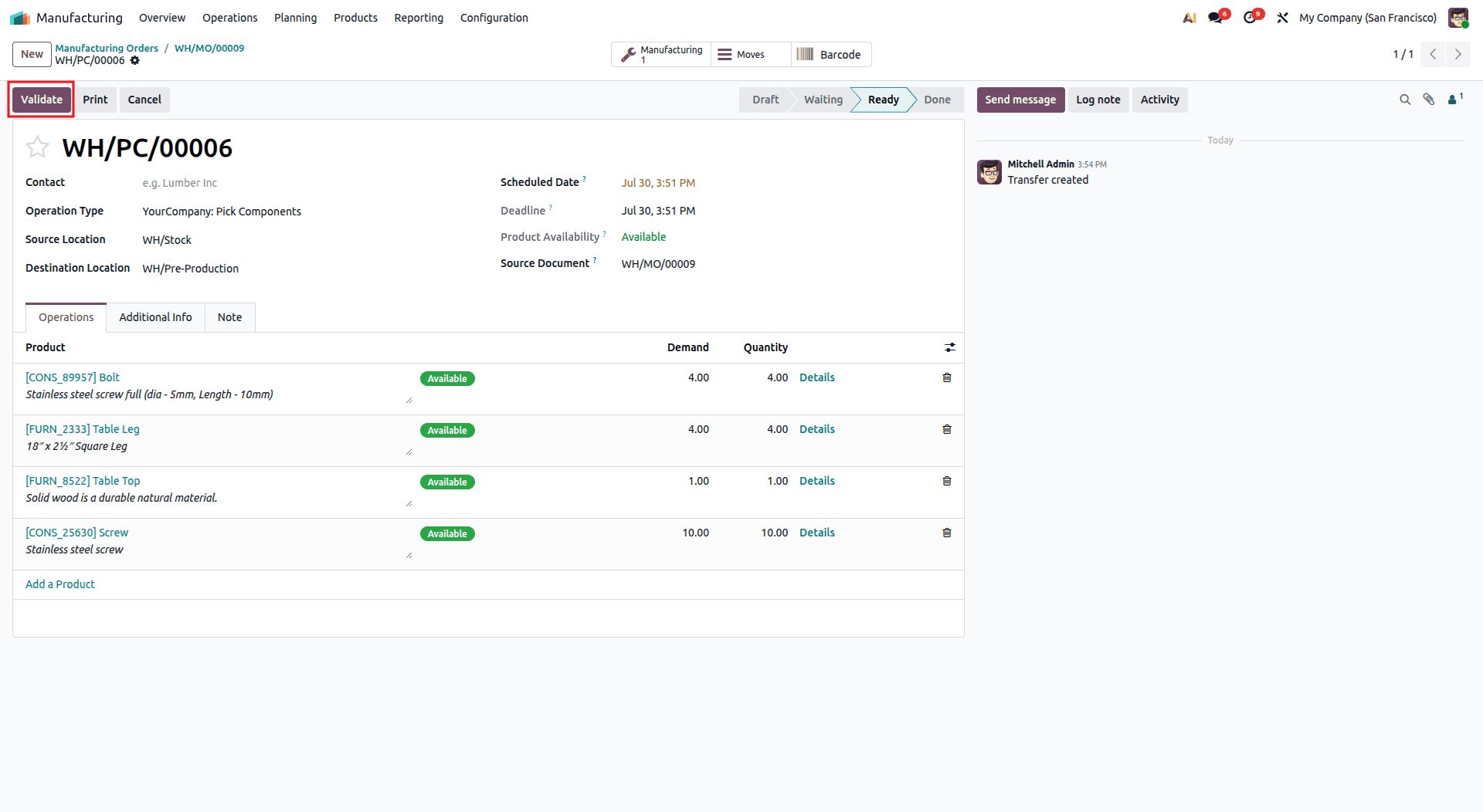 A Complete Guide to Three-Step Warehouse Operations for Manufacturing in Odoo 19-cybrosys