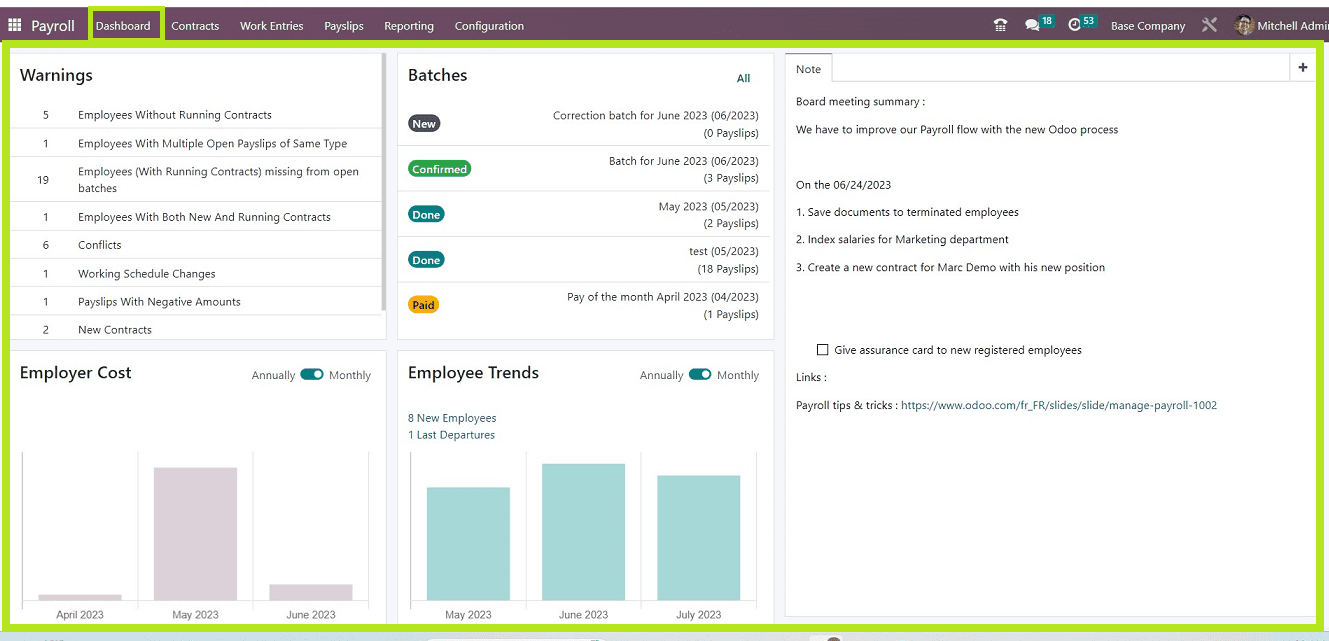  A Complete Overview of Odoo 16 Payroll Management-cybrosys