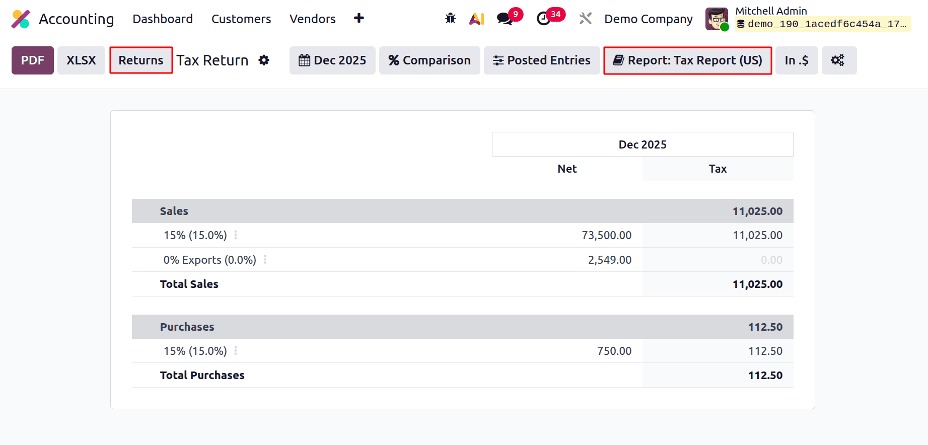 A Complete Overview of Tax Reporting in Odoo 19-cybrosys