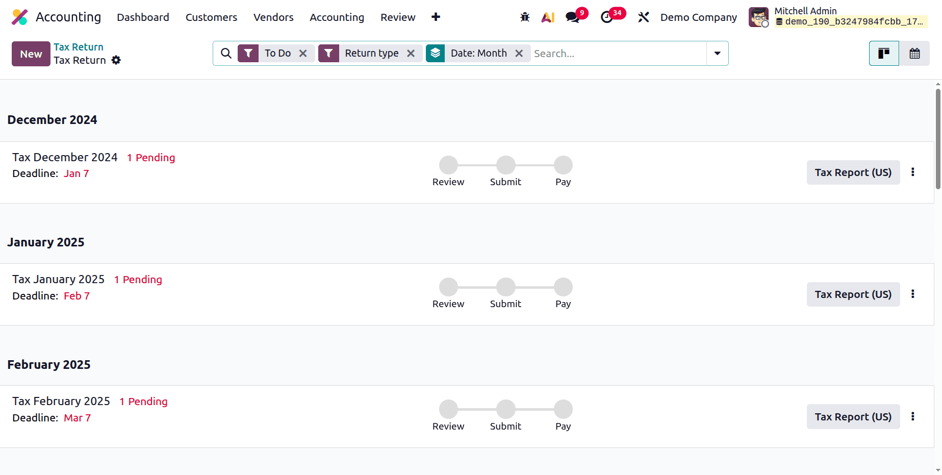 A Complete Overview of Tax Reporting in Odoo 19-cybrosys