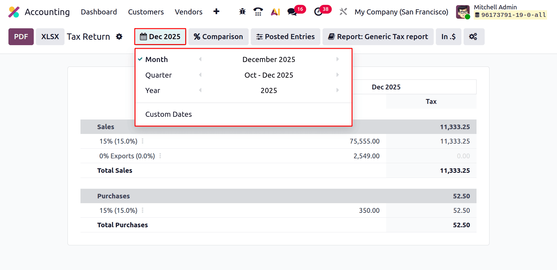 A Complete Overview of Tax Reporting in Odoo 19-cybrosys