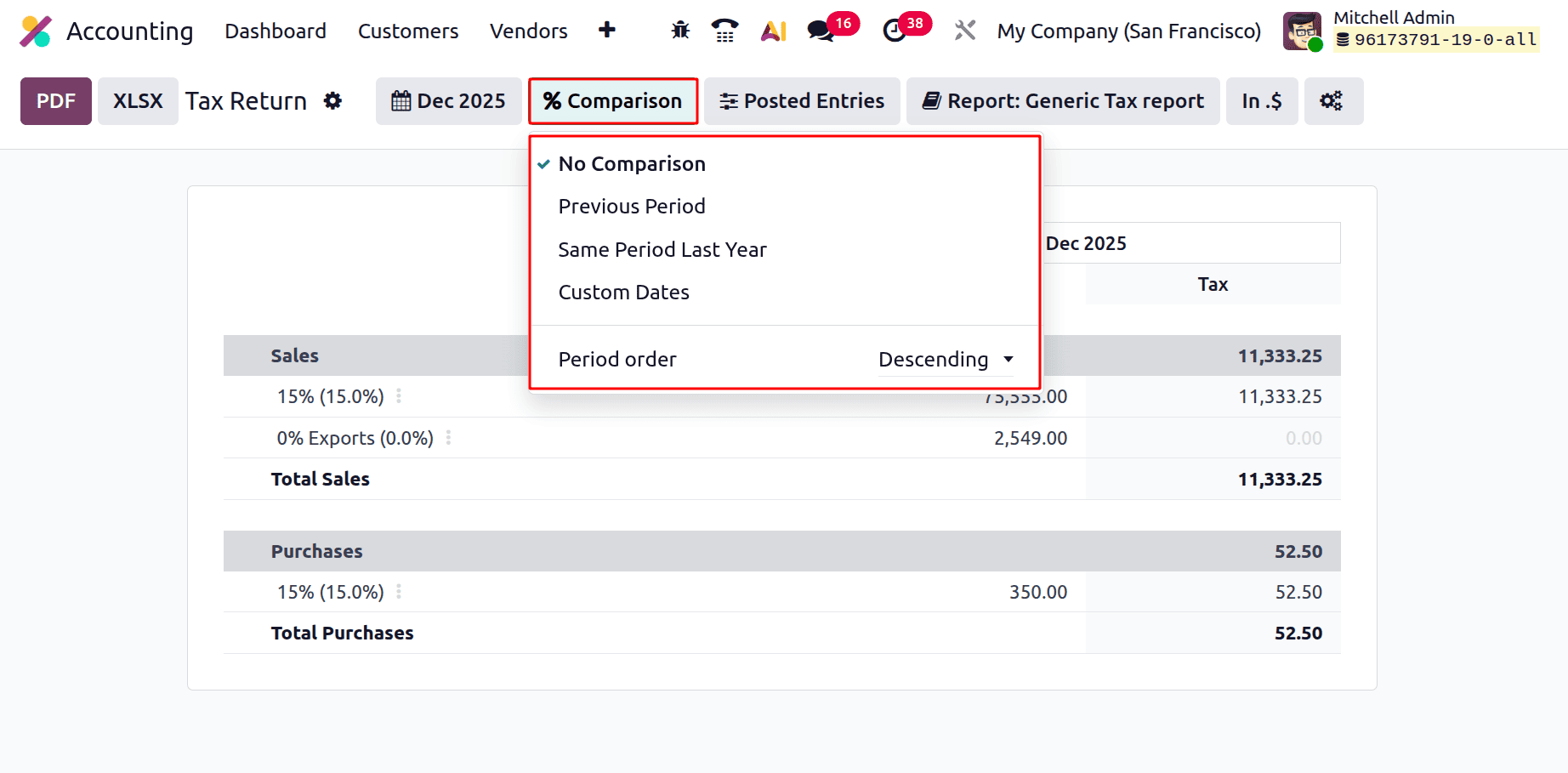 A Complete Overview of Tax Reporting in Odoo 19-cybrosys