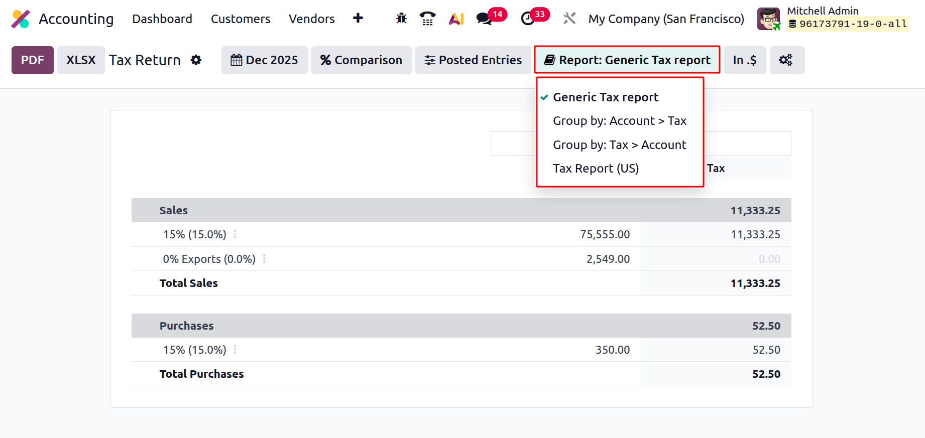 A Complete Overview of Tax Reporting in Odoo 19-cybrosys