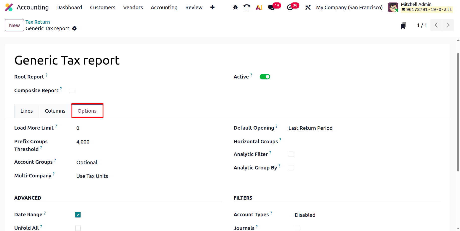 A Complete Overview of Tax Reporting in Odoo 19-cybrosys