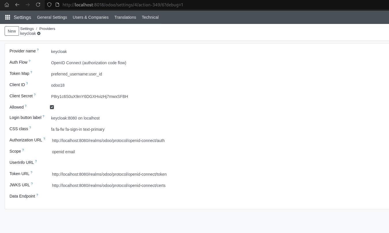 A step-by-step guide to Keycloak Integration with Odoo 18-cybrosys