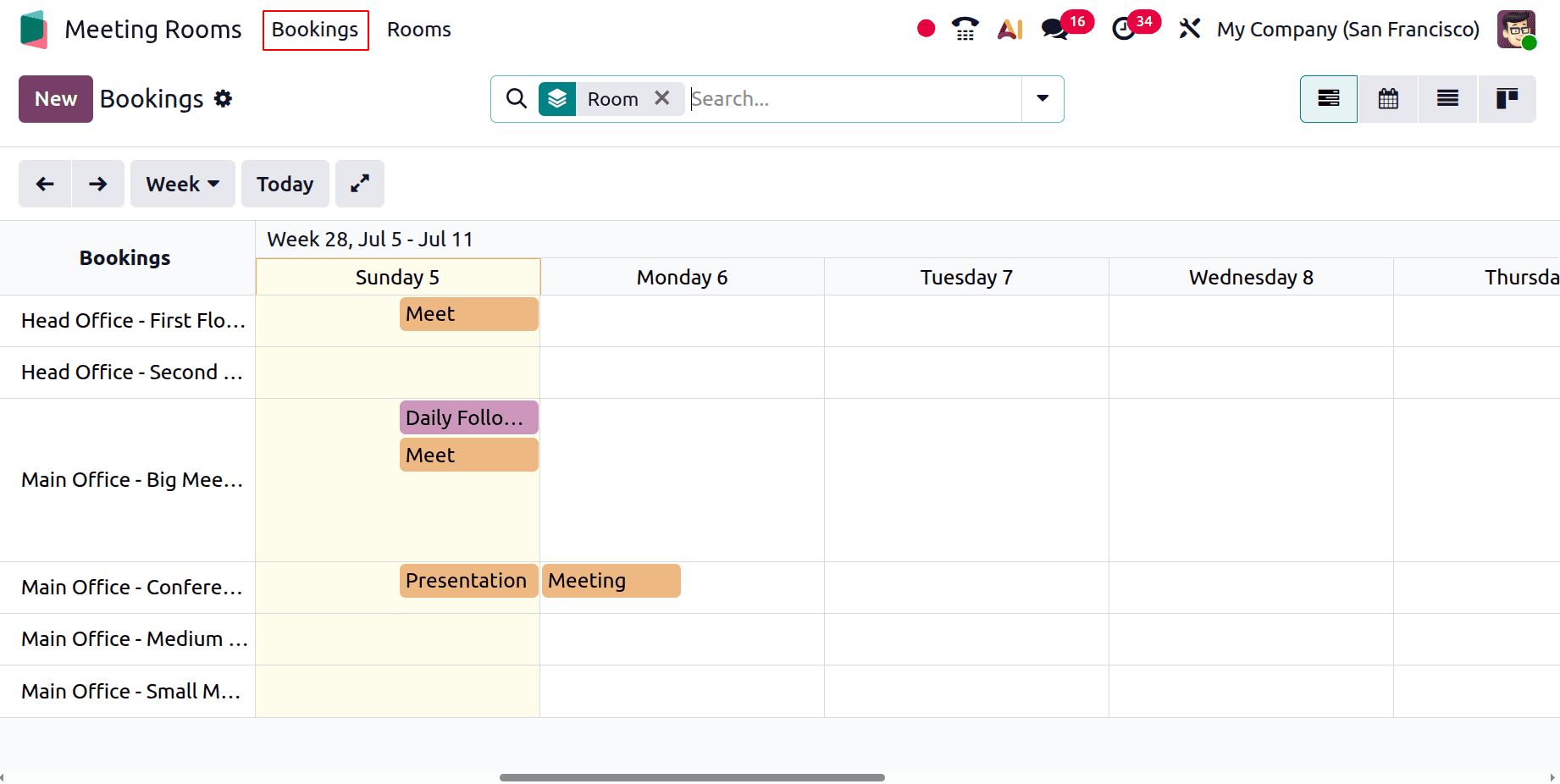 A Step-by-Step Guide to Meeting Room Booking and Management in Odoo 19-cybrosys