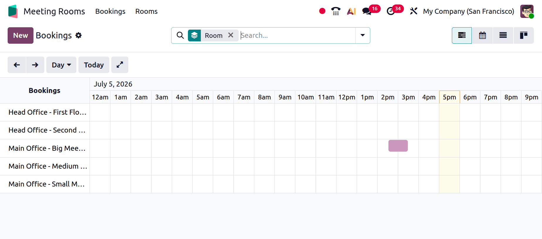A Step-by-Step Guide to Meeting Room Booking and Management in Odoo 19-cybrosys