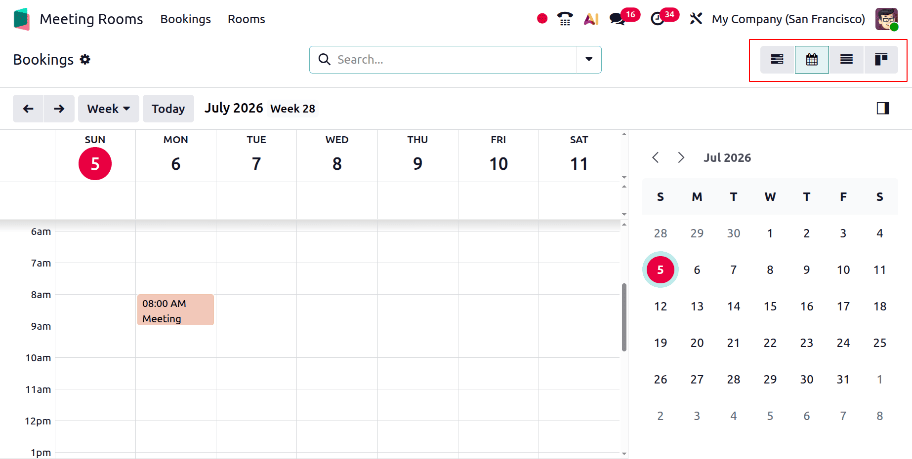 A Step-by-Step Guide to Meeting Room Booking and Management in Odoo 19-cybrosys