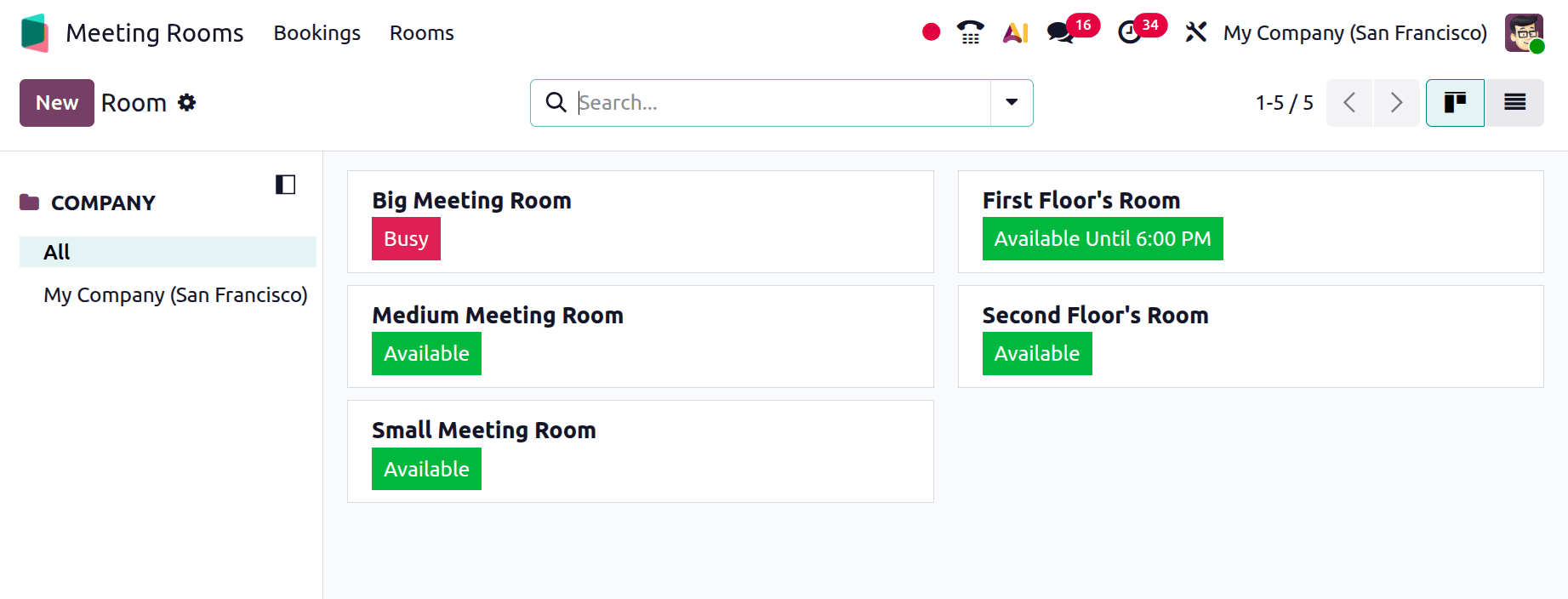 A Step-by-Step Guide to Meeting Room Booking and Management in Odoo 19-cybrosys