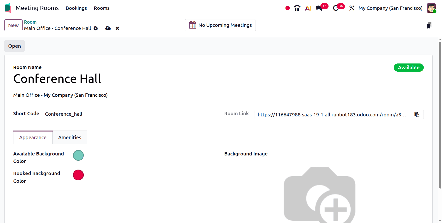 A Step-by-Step Guide to Meeting Room Booking and Management in Odoo 19-cybrosys