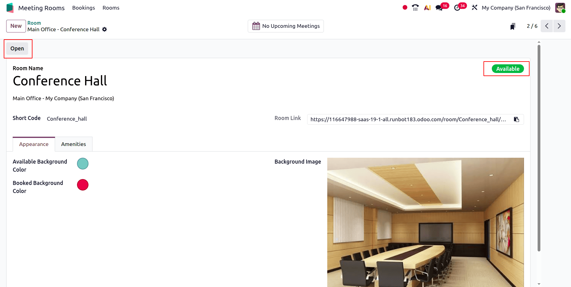 A Step-by-Step Guide to Meeting Room Booking and Management in Odoo 19-cybrosys
