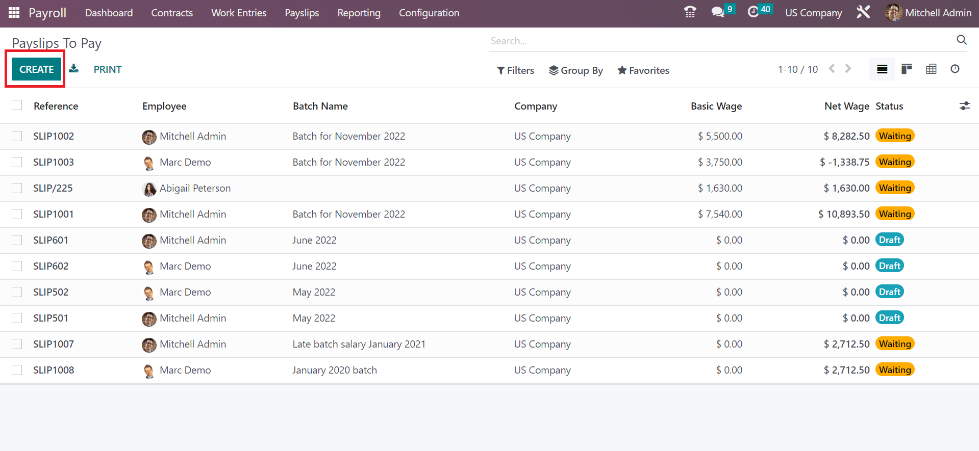 add-federal-insurance-contributions-act-in-salary-structure-using-odoo-16-payroll-12-cybrosys