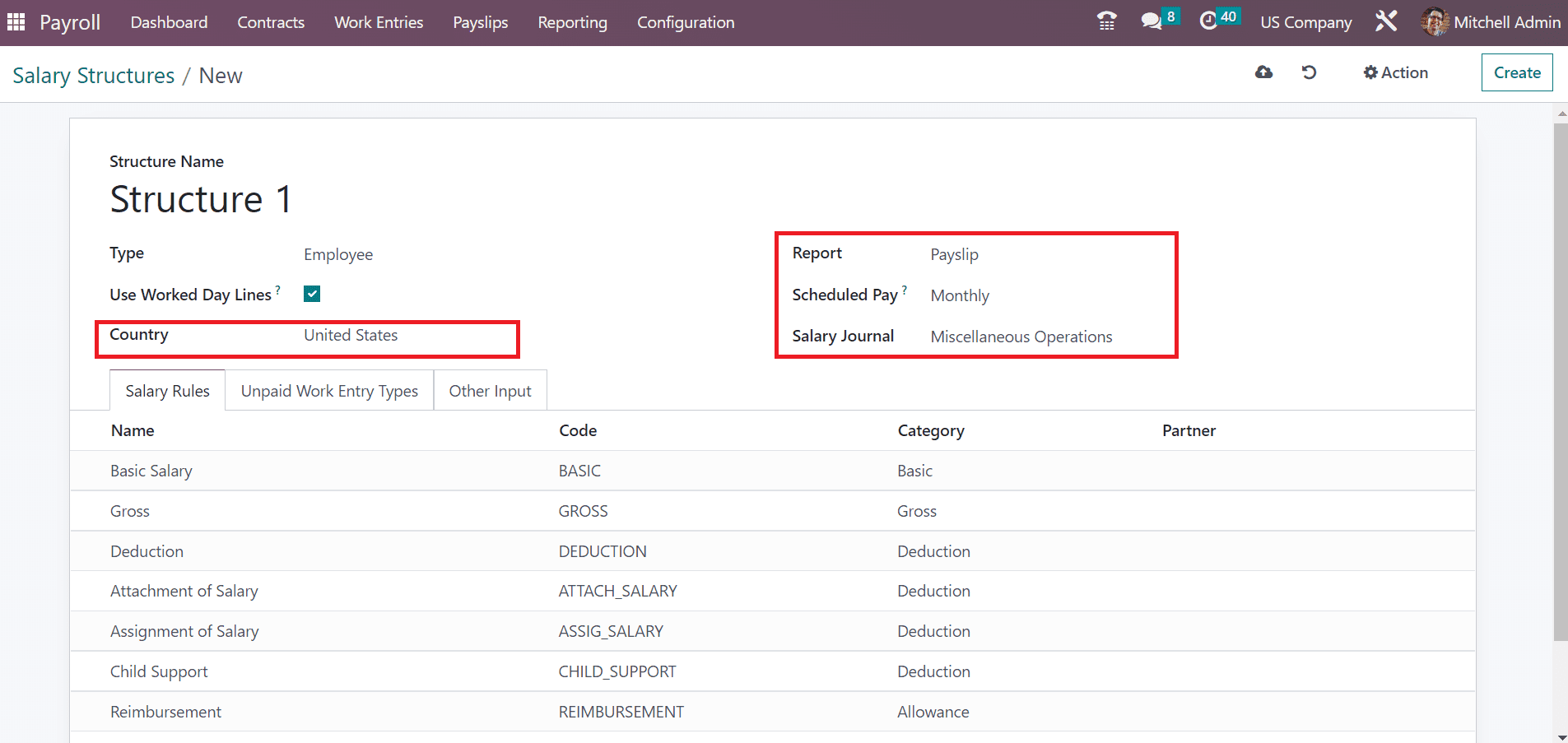 add-federal-insurance-contributions-act-in-salary-structure-using-odoo-16-payroll-3-cybrosys