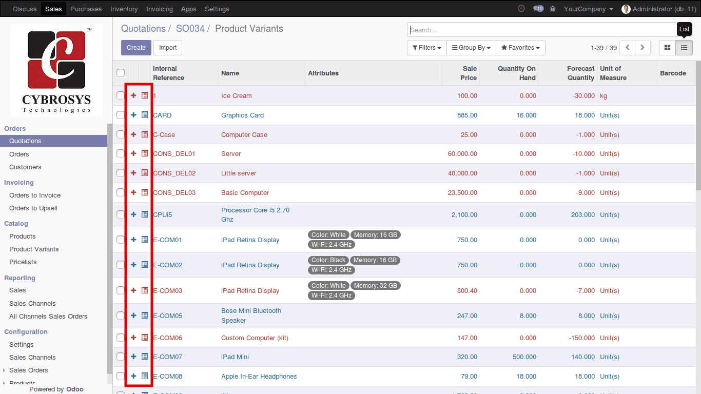 adding multiple products to quotation pro