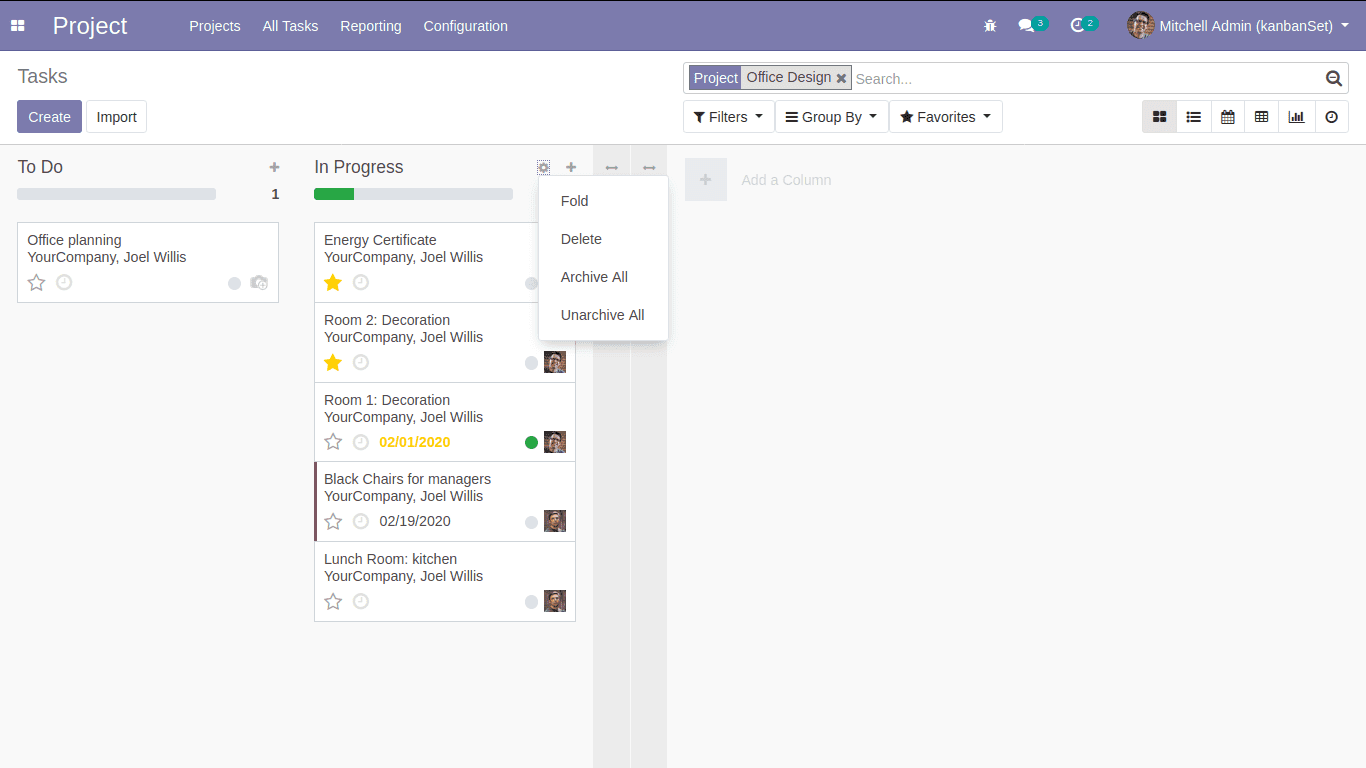 advanced kanban view odoo 13 cybrosys