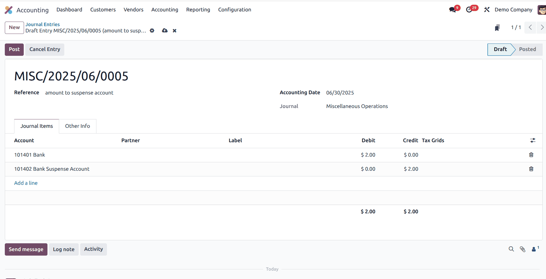 An Cash Flow Statement in Odoo 18 Accounting-cybrosys