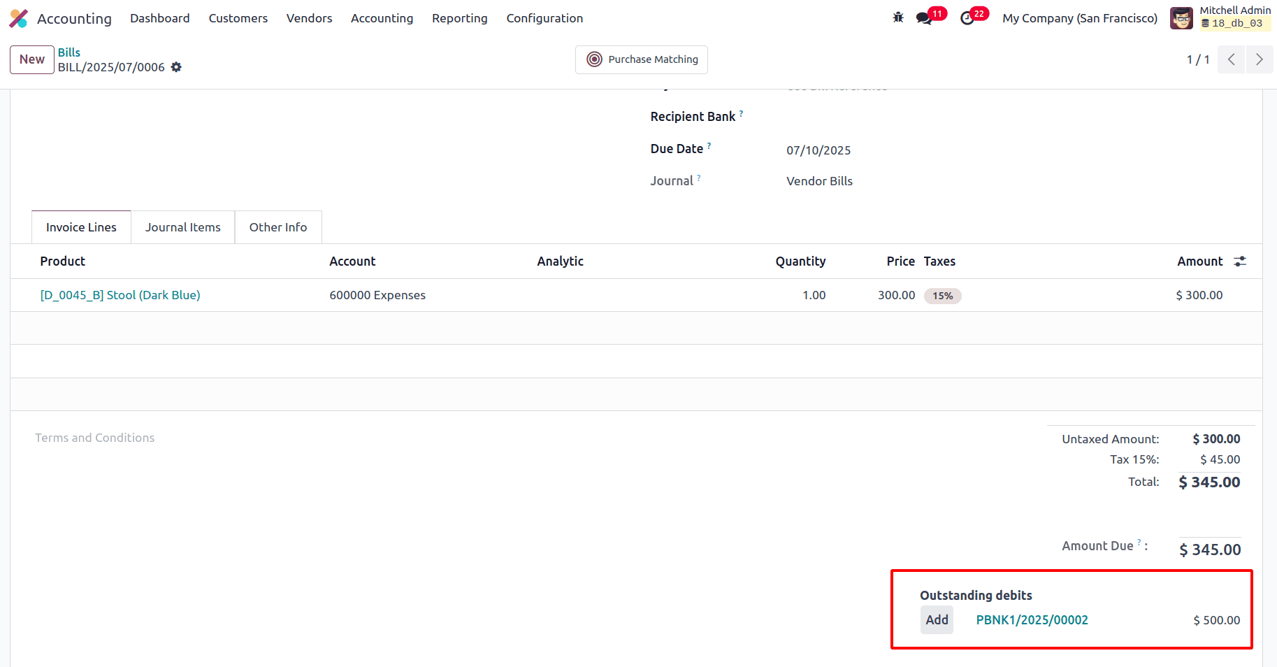 An Cash Flow Statement in Odoo 18 Accounting-cybrosys