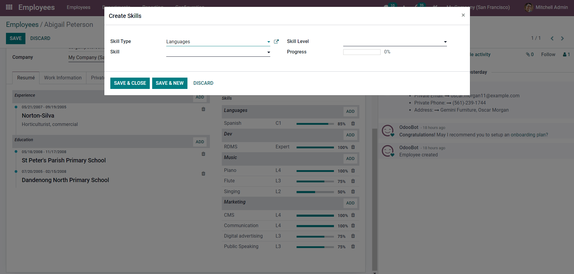 an-insight-into-employee-skill-management-with-odoo-employee