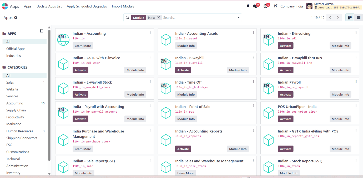 An Overview of Accounting Localization for India in Odoo 18-cybrosys