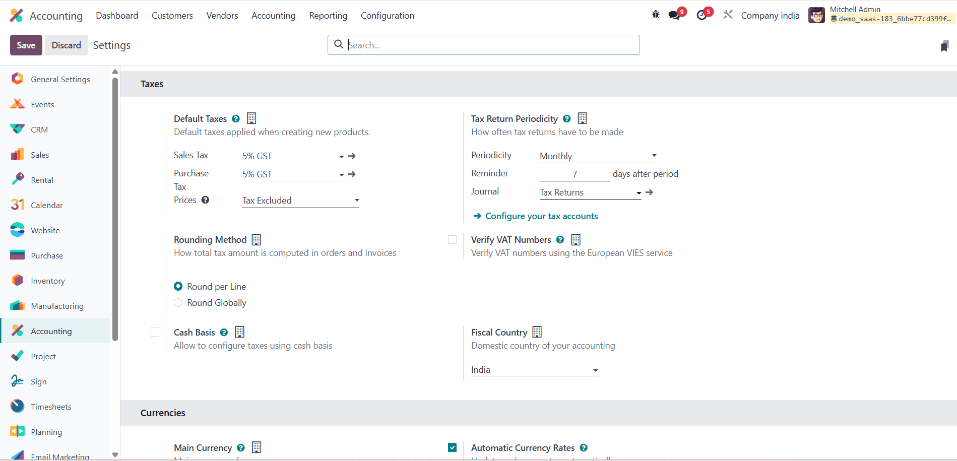 An Overview of Accounting Localization for India in Odoo 18-cybrosys