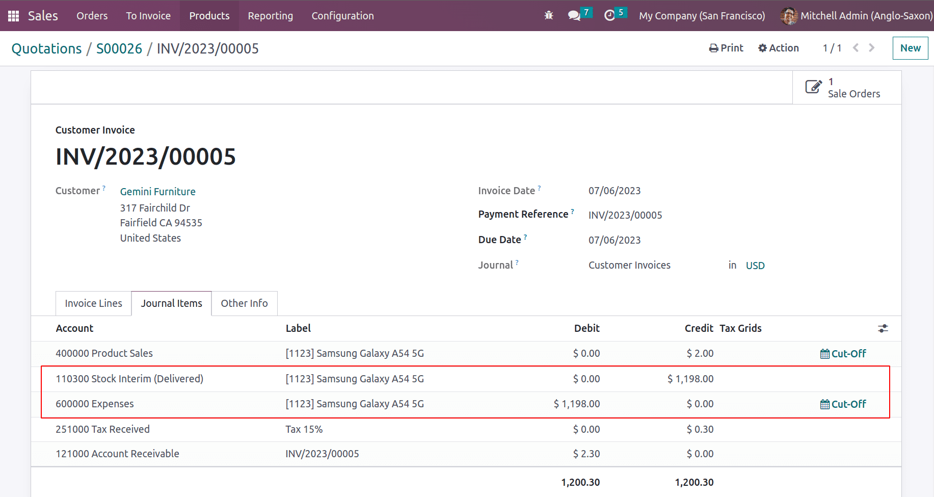 An Overview of Anglo-Saxon Accounting in Odoo 16-cybrosys