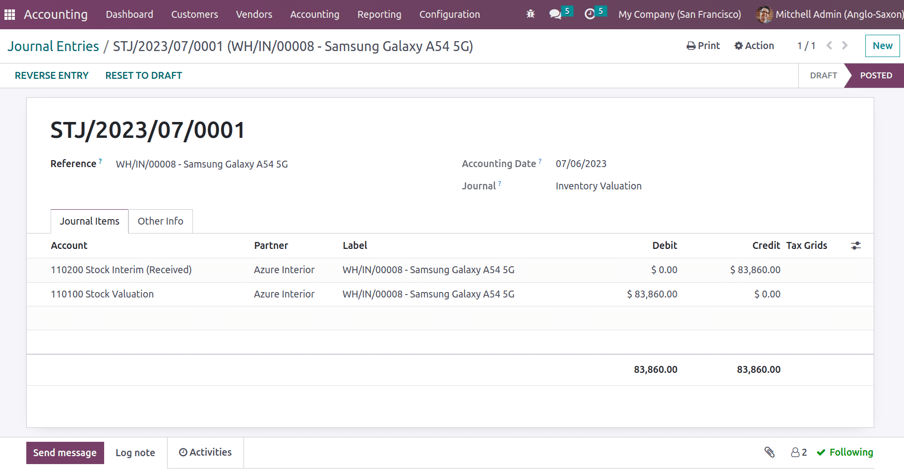 An Overview of Anglo-Saxon Accounting in Odoo 16-cybrosys