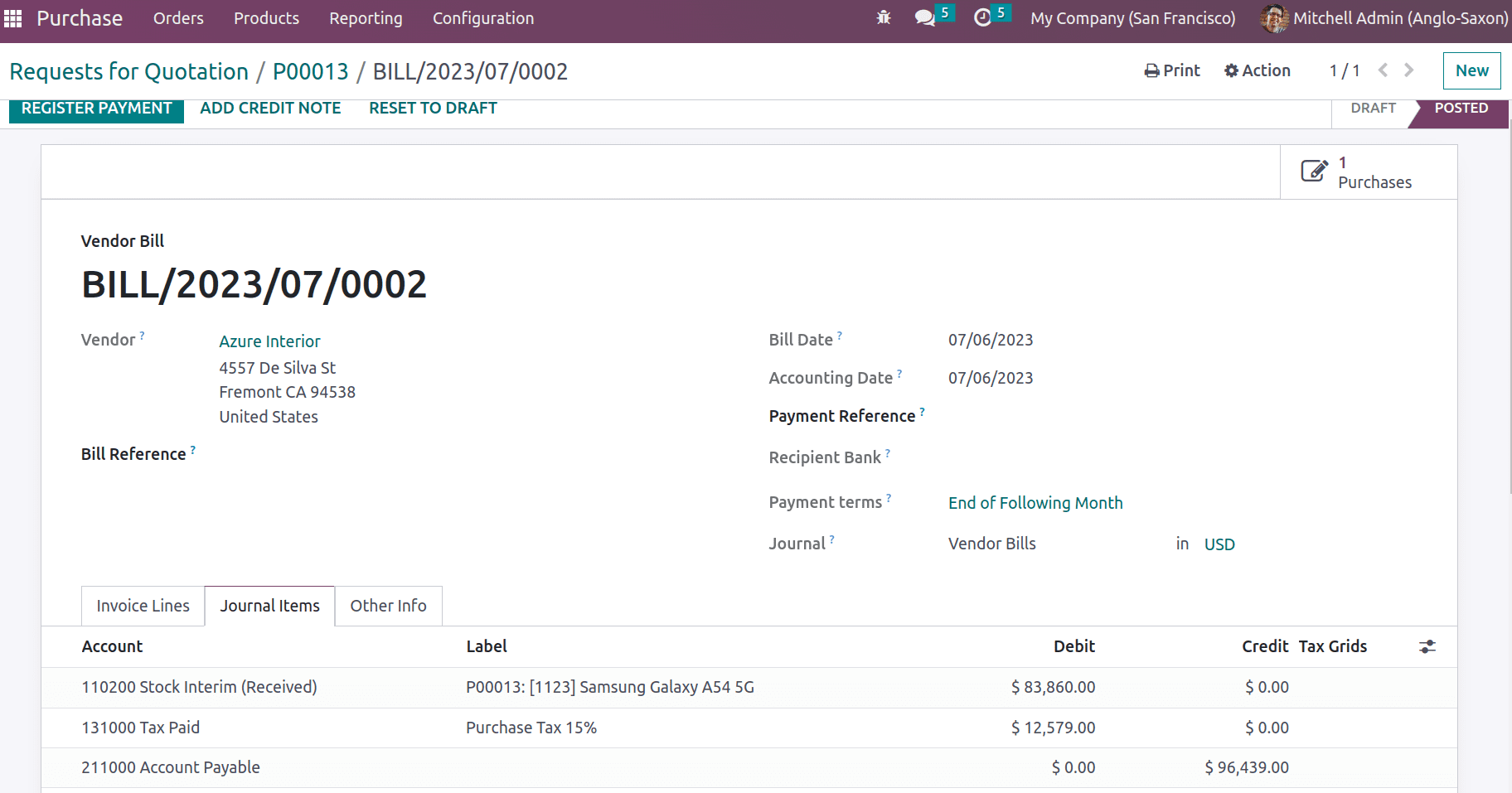 An Overview of Anglo-Saxon Accounting in Odoo 16-cybrosys