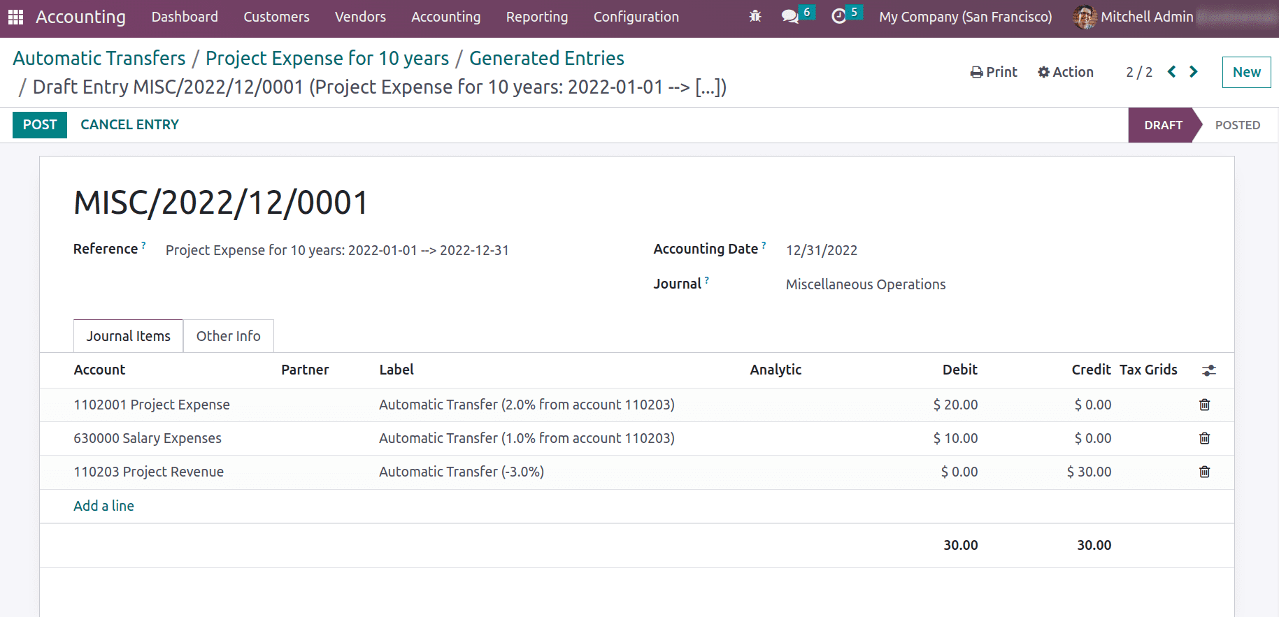 An Overview of Automatic Transfer in Odoo 16 Accounting-cybrosys